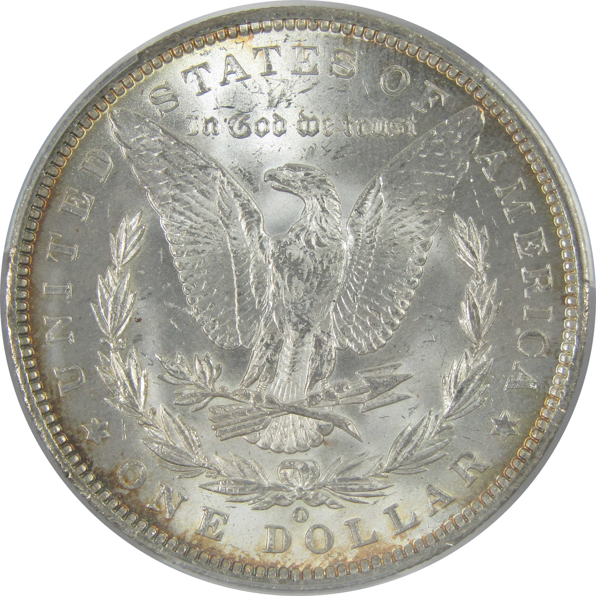 1890 O Morgan Dollar MS 63 PCGS Silver $1 Coin Toned SKU:I16477