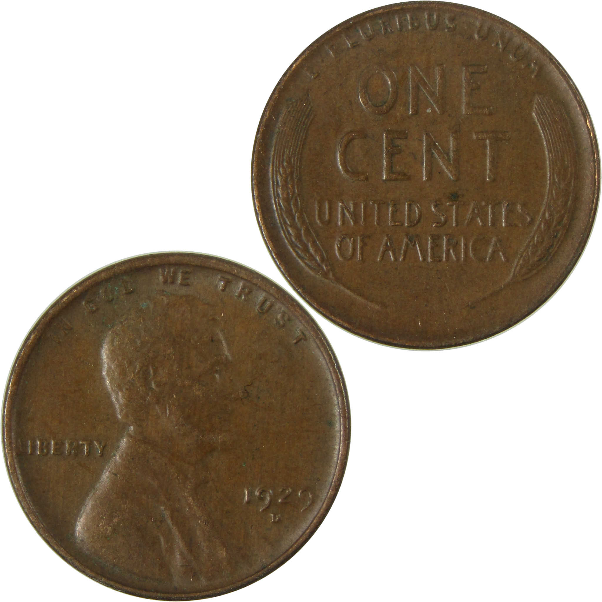 1929 D Lincoln Wheat Cent XF EF Extremely Fine Penny SKU:I26671