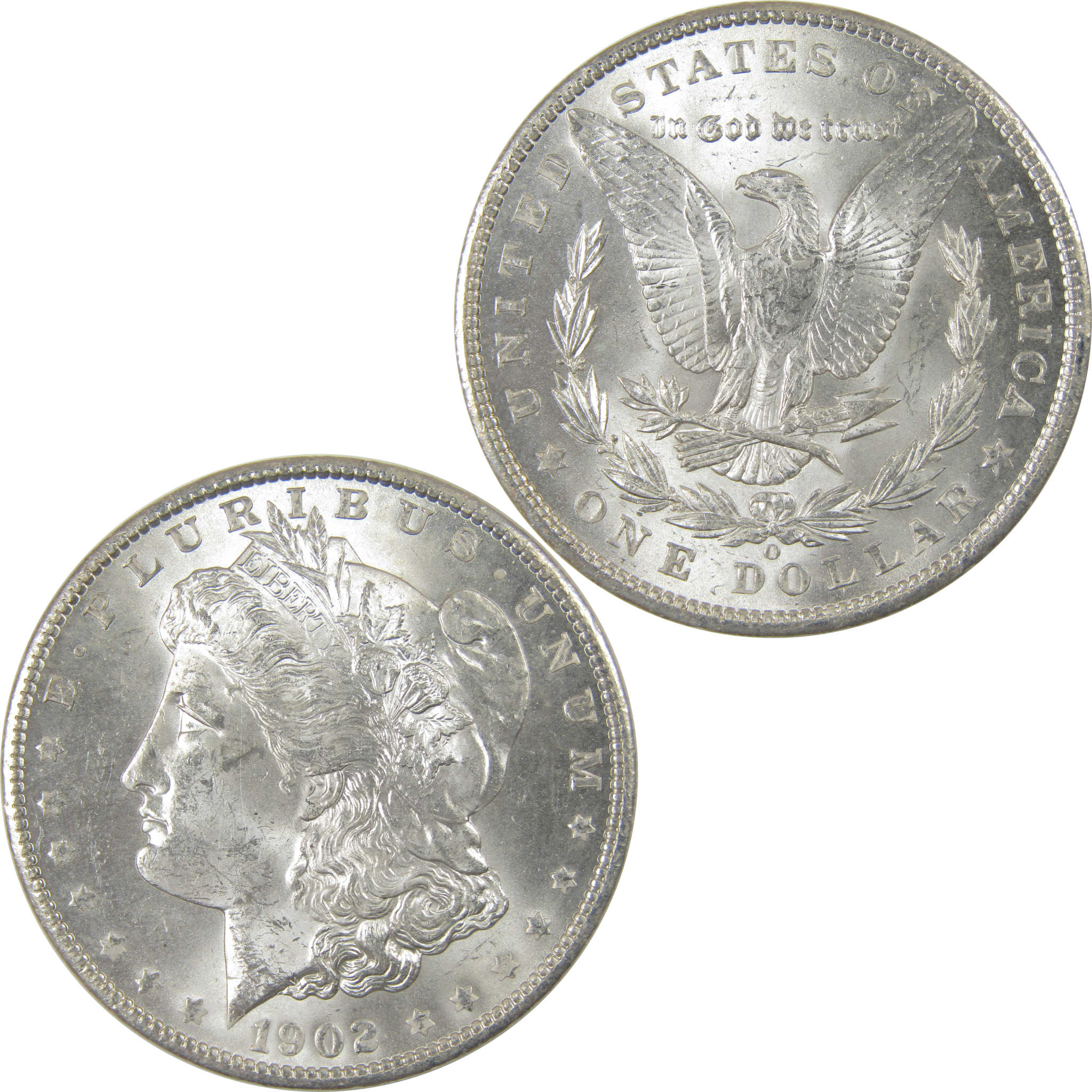 1902 O Morgan Dollar Uncirculated Mint State Silver $1 Coin SKU:I23822 - Morgan coin - Morgan silver dollar - Morgan silver dollar for sale - Profile Coins &amp; Collectibles