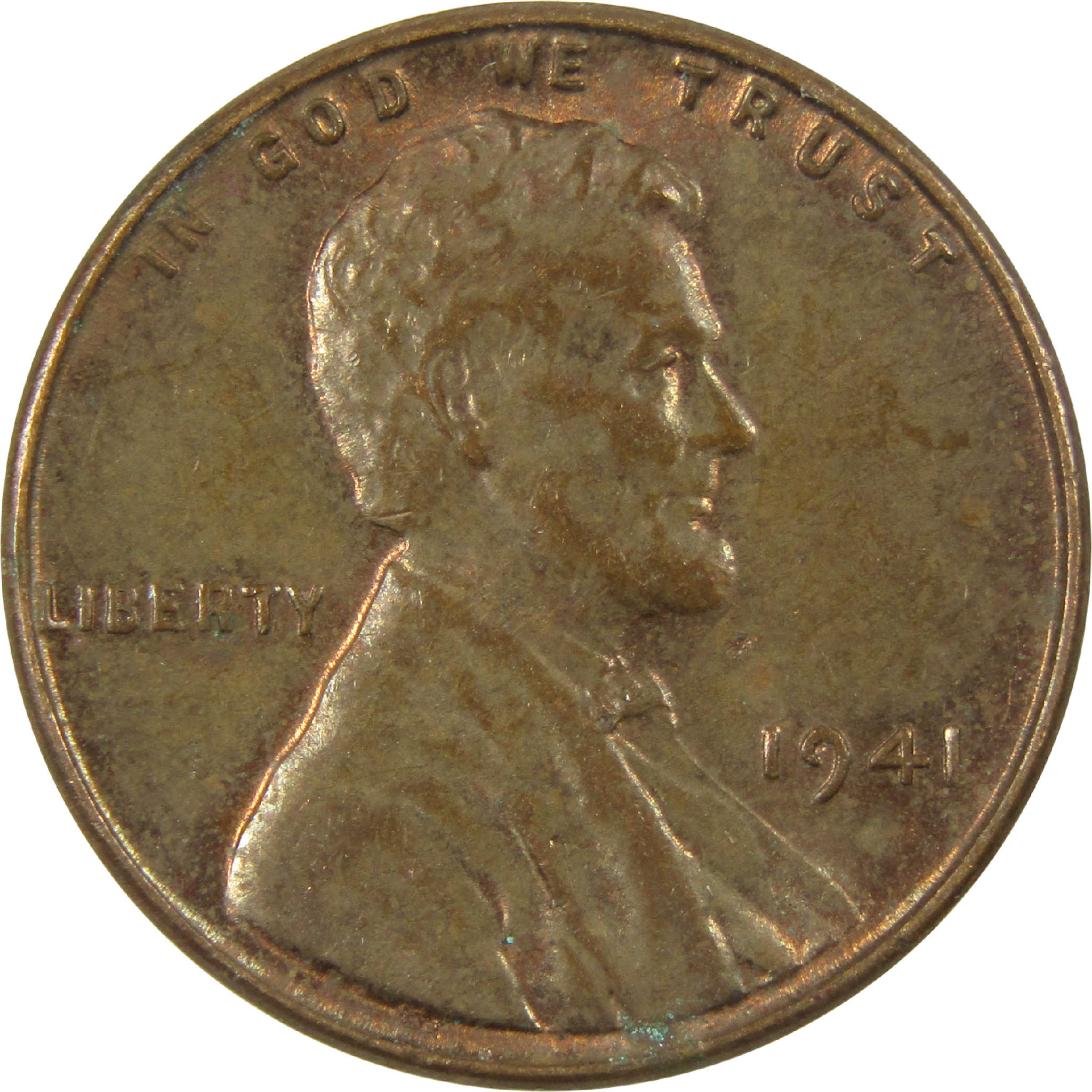1941 Lincoln Wheat Cent AU About Uncirculated Penny 1c Coin