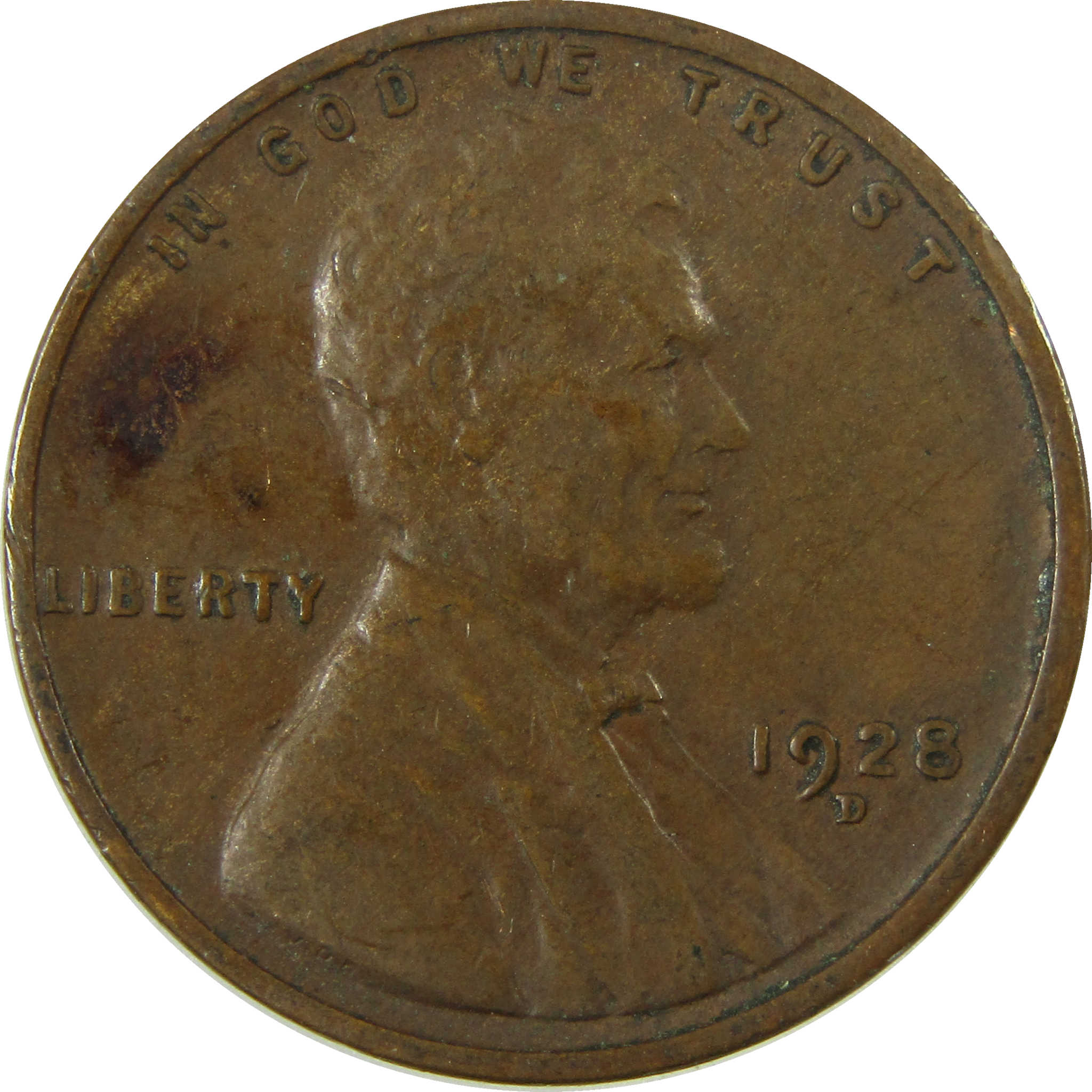 1928 D Lincoln Wheat Cent VF Very Fine Penny 1c Coin SKU:I27579