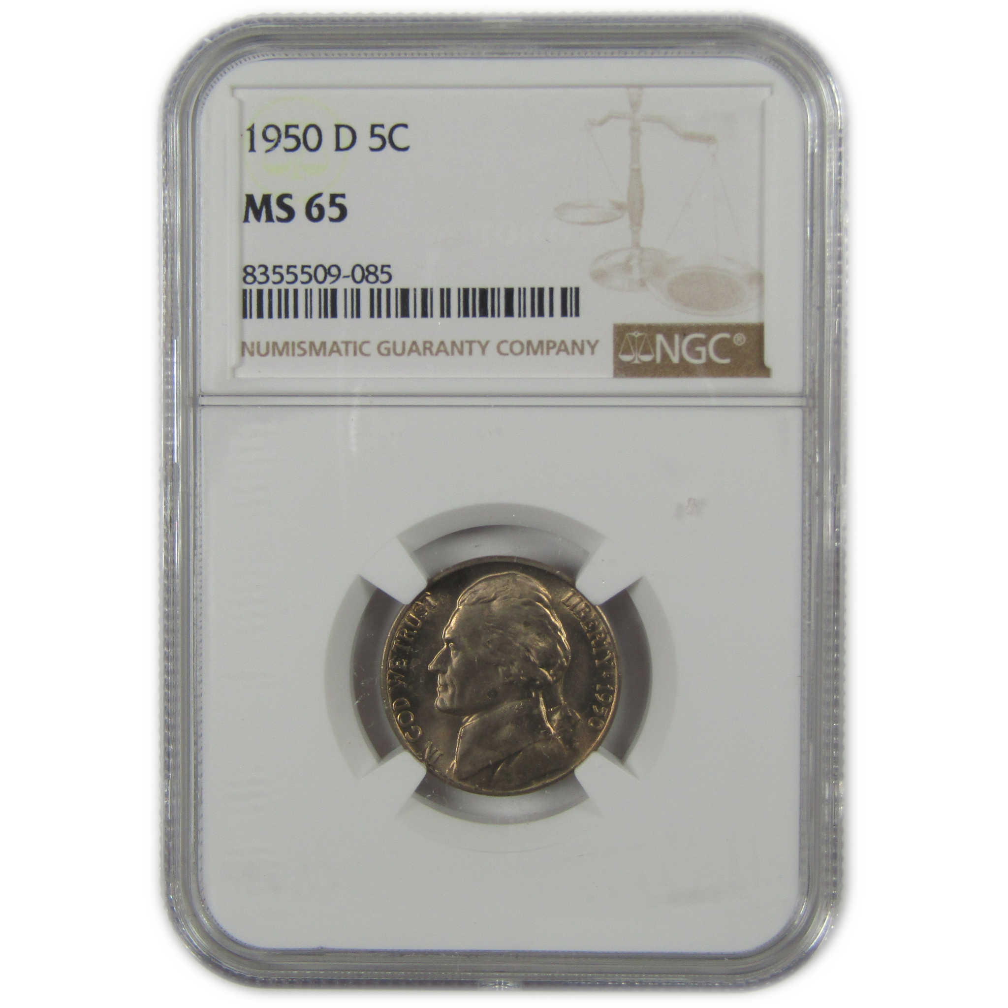 1950 D Jefferson Nickel MS 65 NGC Uncirculated 5c Coin SKU:I23940