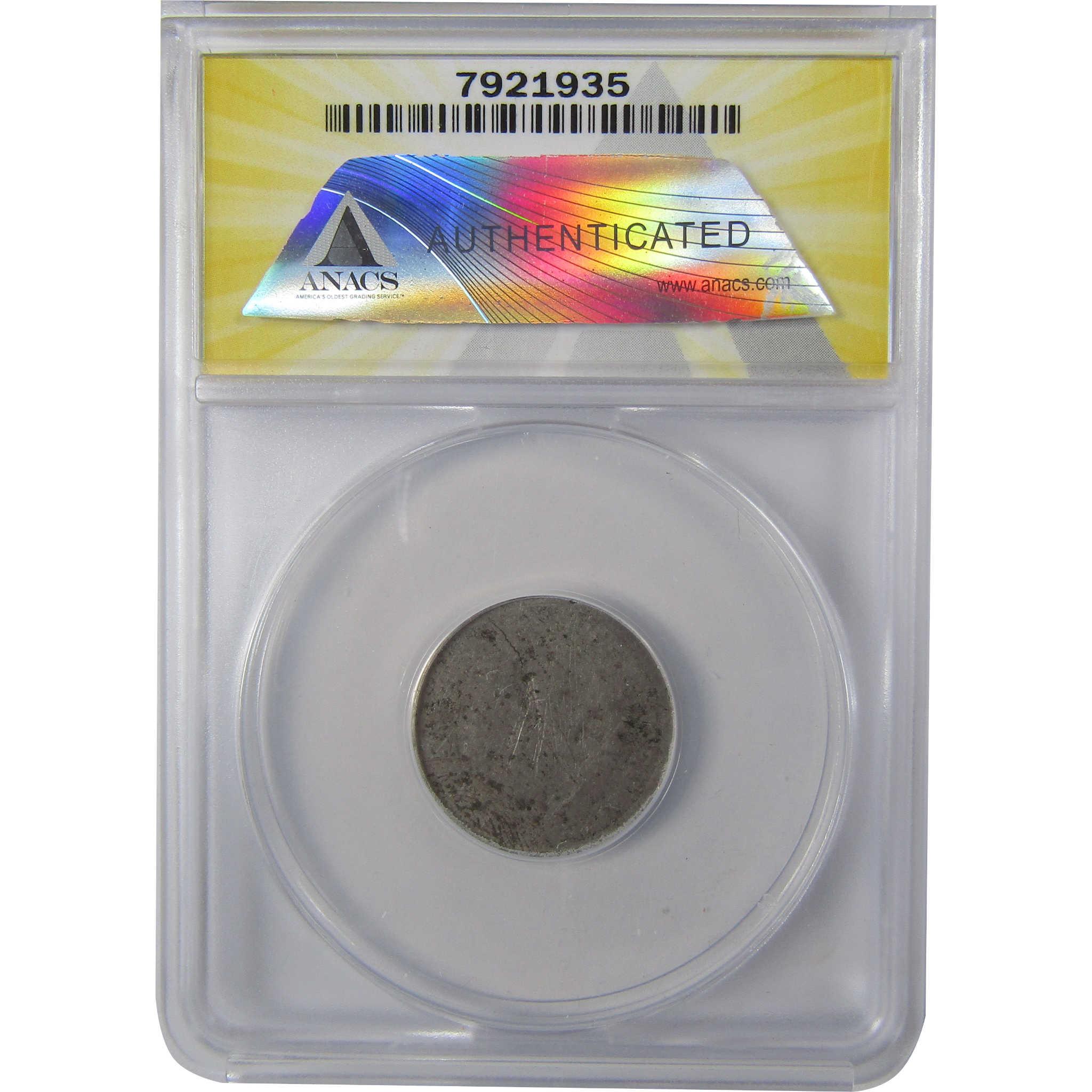 1886 Liberty Head V Nickel FR 2 Details ANACS 5c Coin SKU:I25424