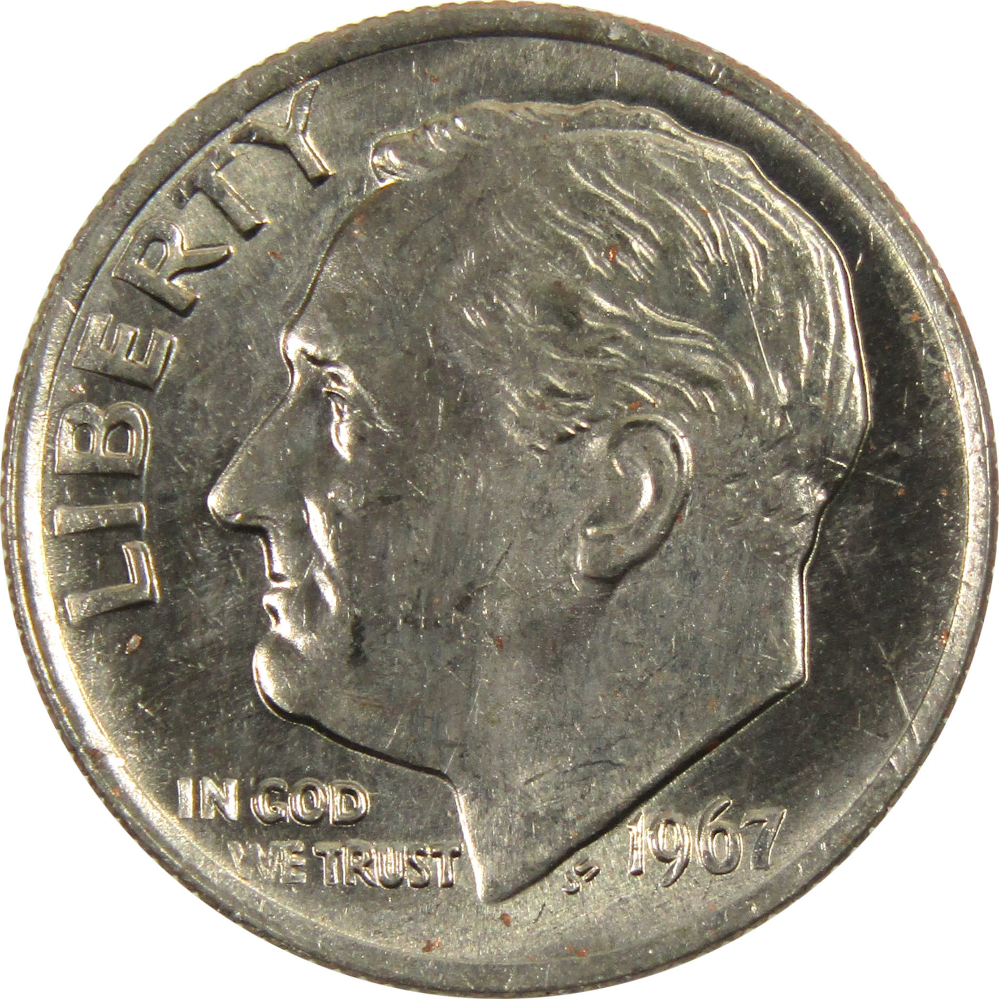 1967 Roosevelt Dime BU Uncirculated Clad 10c Coin
