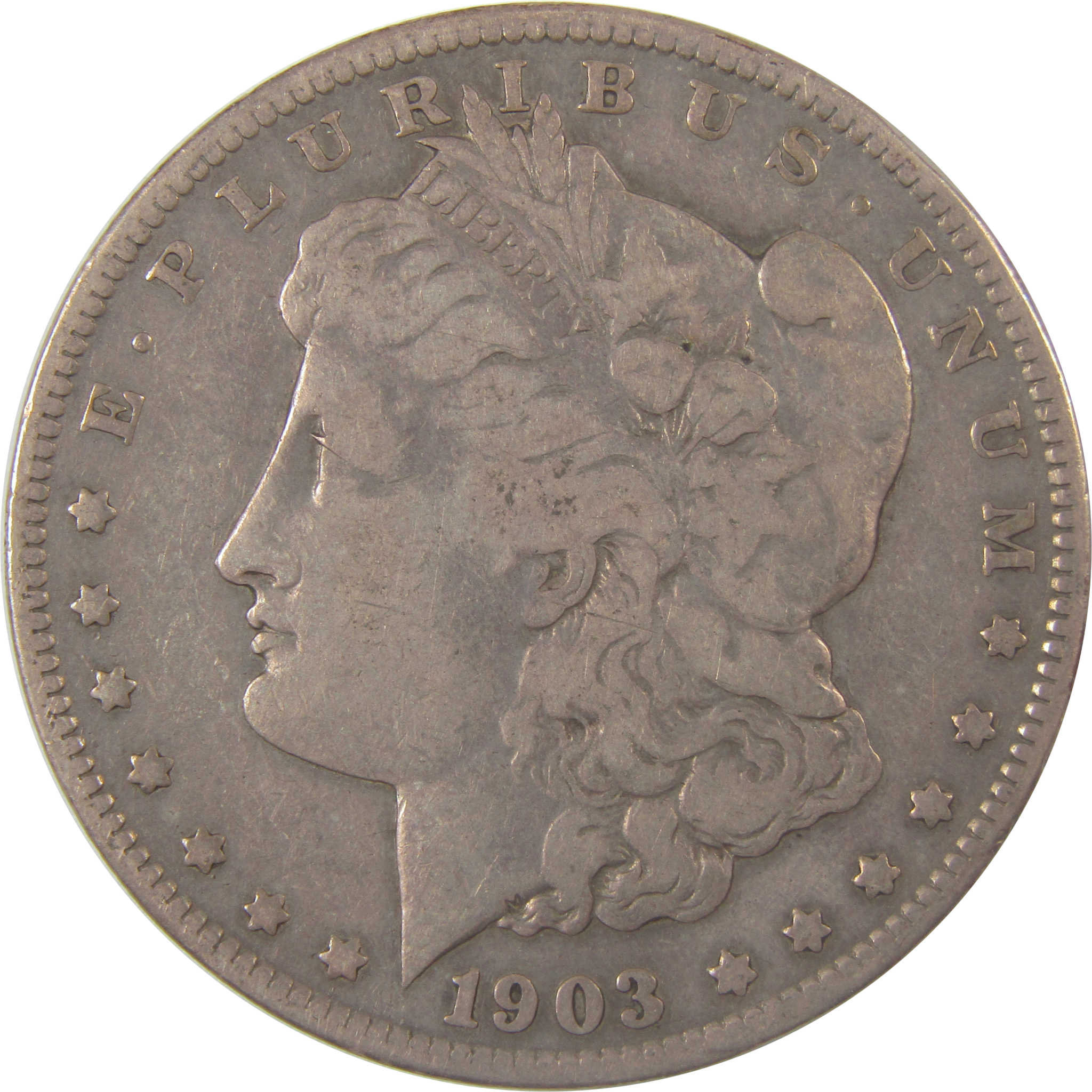 1903 S Morgan Silver Dollar F Fine Details $1 Coin SKU:I24309