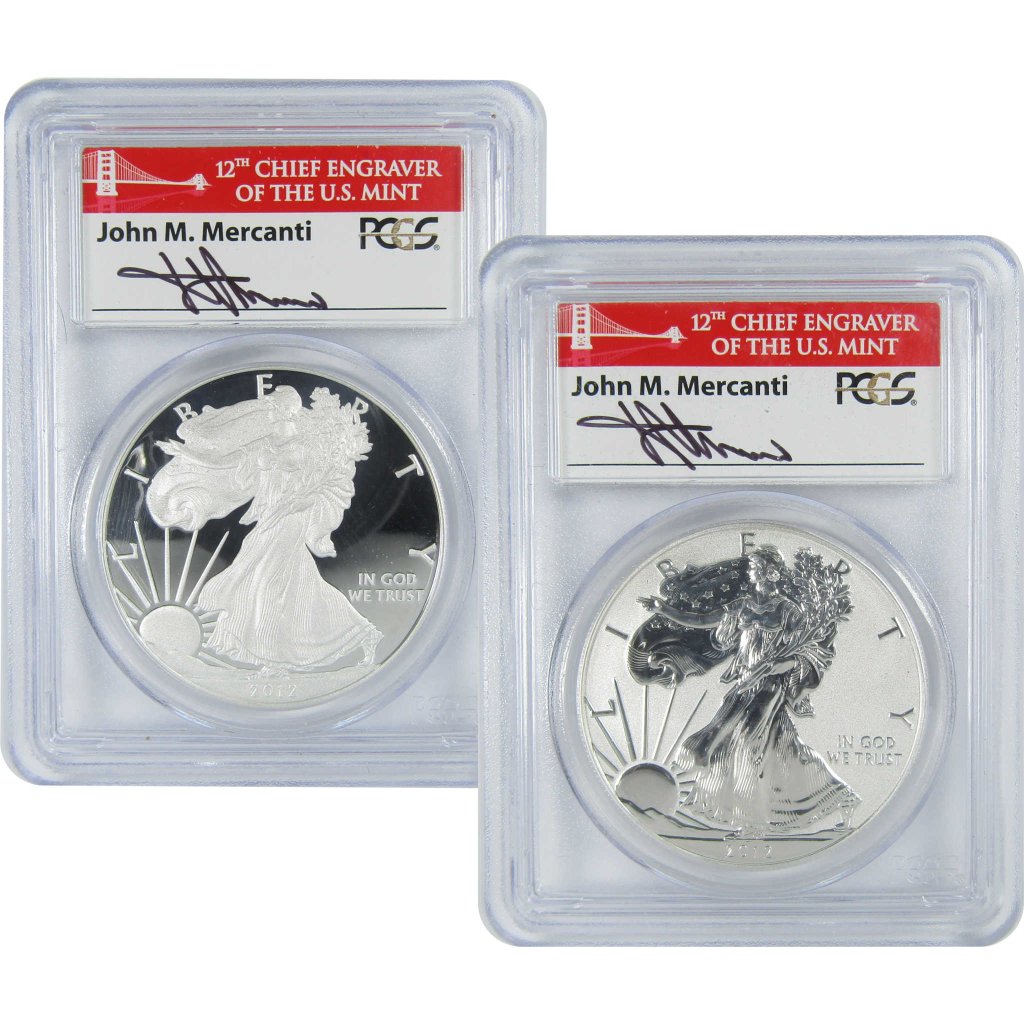 2012 American Eagle San Francisco Silver Proof Set PCGS SKU:CPC9409