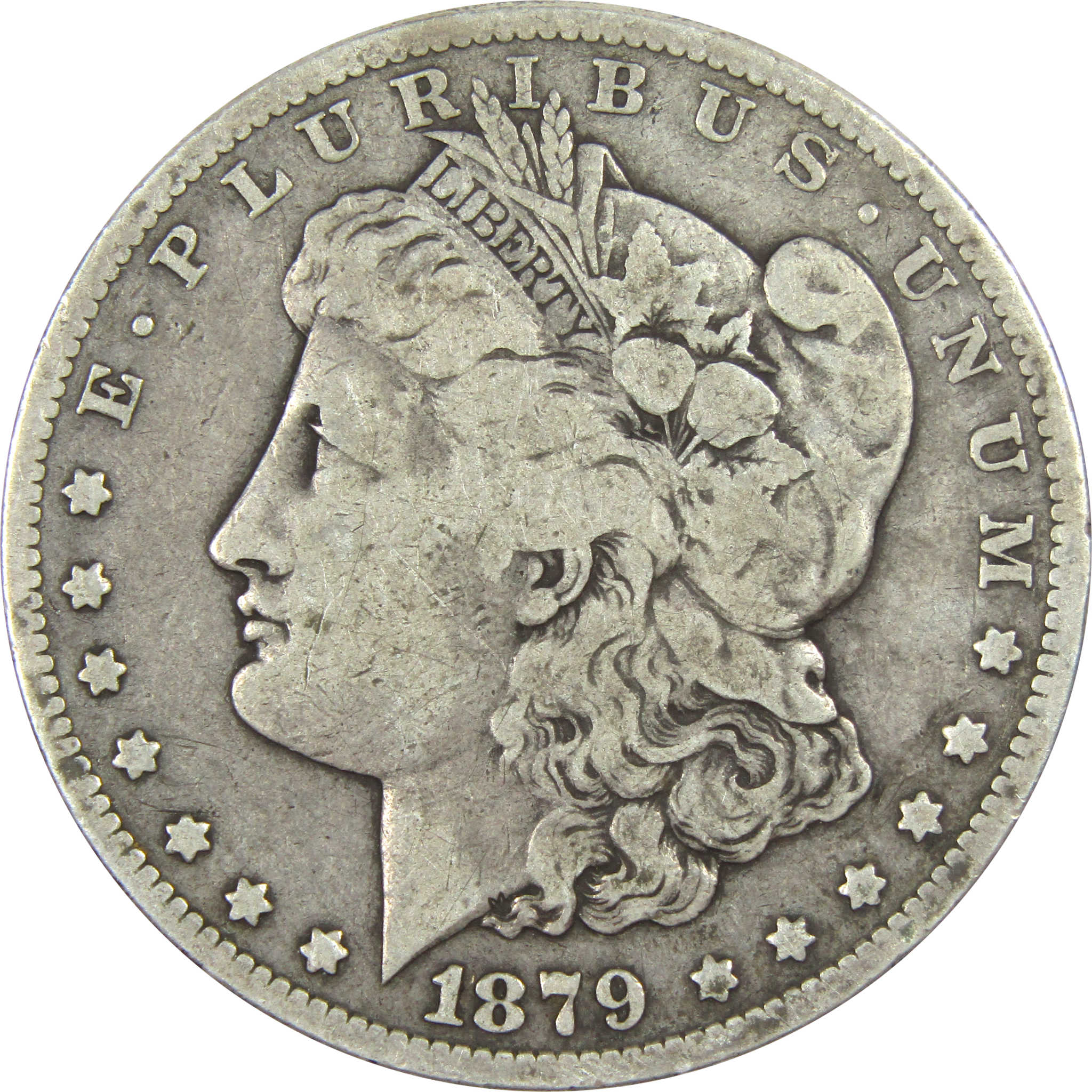 1879 S Rev 78 Morgan Dollar VG Very Good Silver $1 Coin SKU:I14253 - Morgan coin - Morgan silver dollar - Morgan silver dollar for sale - Profile Coins &amp; Collectibles