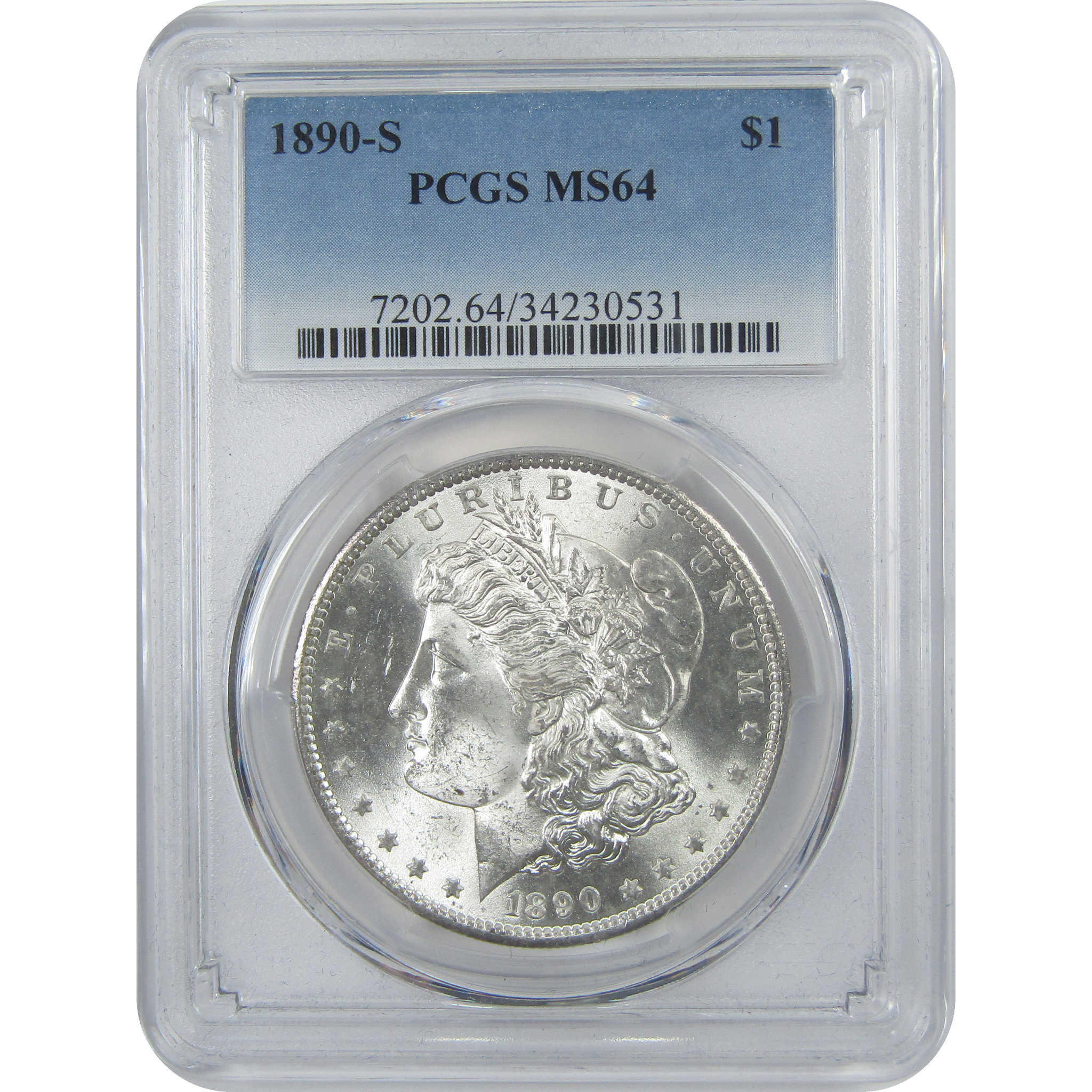 1890 S Morgan Dollar MS 64 PCGS Silver $1 Unc Coin SKU:CPC9216 - Morgan coin - Morgan silver dollar - Morgan silver dollar for sale - Profile Coins &amp; Collectibles