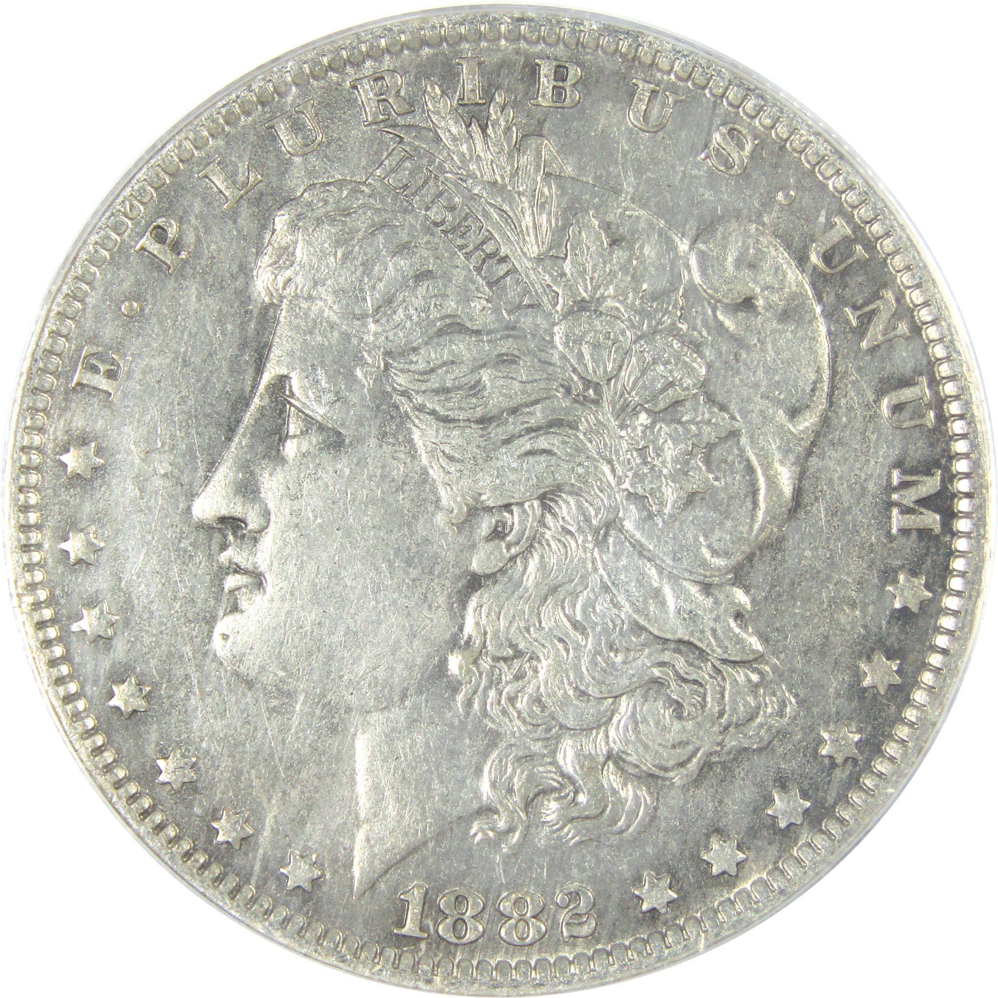 1882 O/S VAM-3 Top 100 Morgan Dollar AU 50 Details ANACS SKU:I16191 - Morgan coin - Morgan silver dollar - Morgan silver dollar for sale - Profile Coins &amp; Collectibles