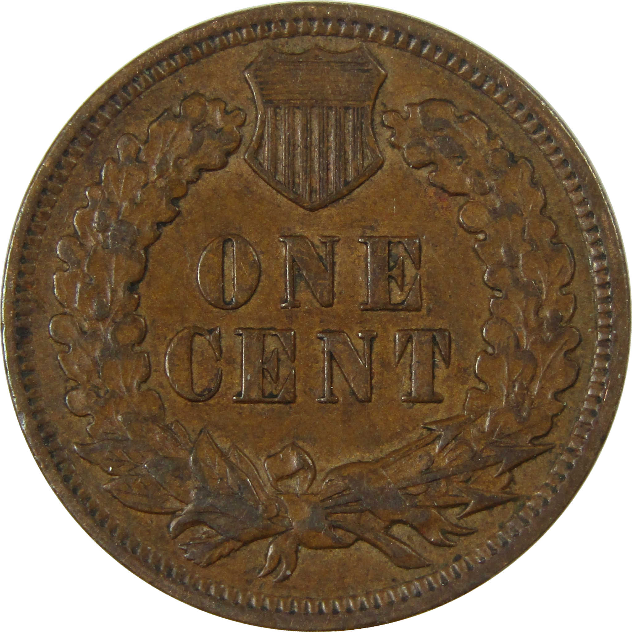 1907 Indian Head Cent AU About Uncirculated Penny 1c Coin SKU:I26949
