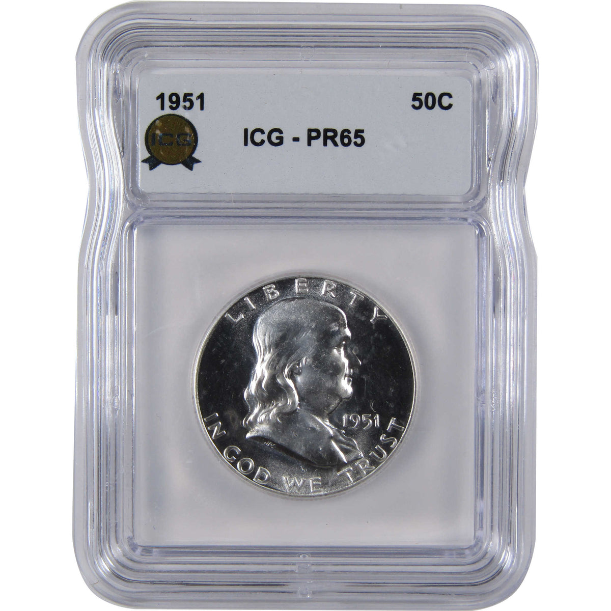 1951 Franklin Silver Half Dollar PR 65 ICG Proof 50c Coin SKU:I29151
