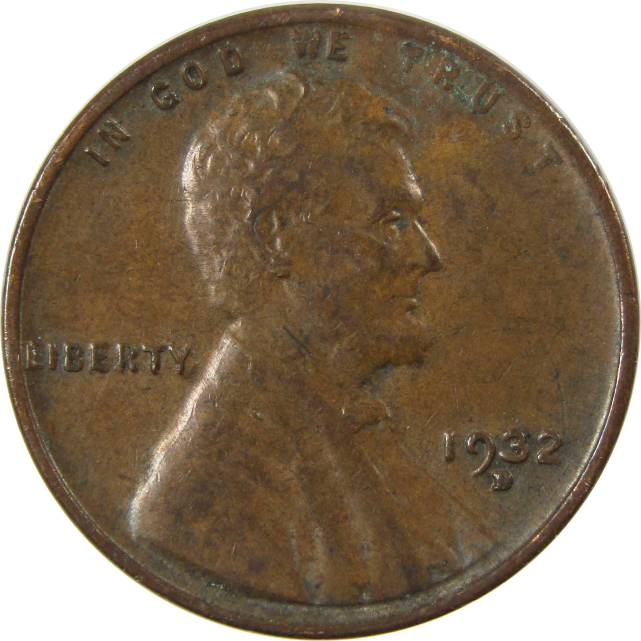 1932 D Lincoln Wheat Cent XF EF Extremely Fine Penny SKU:I26818