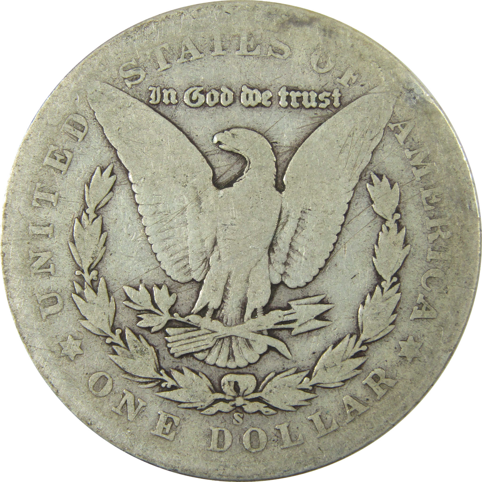 1904 S Morgan Silver Dollar G Good $1 Coin Collectible SKU:CP1639