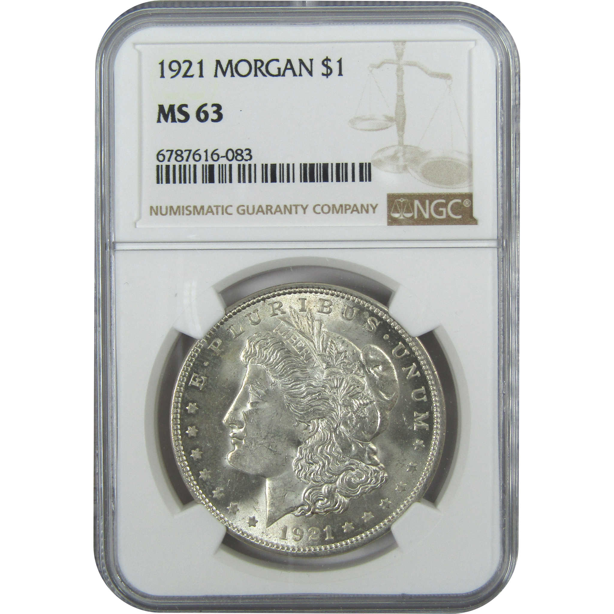 1921 Morgan Dollar MS 63 NGC Silver $1 Uncirculated Coin SKU:I15696 - Morgan coin - Morgan silver dollar - Morgan silver dollar for sale - Profile Coins &amp; Collectibles