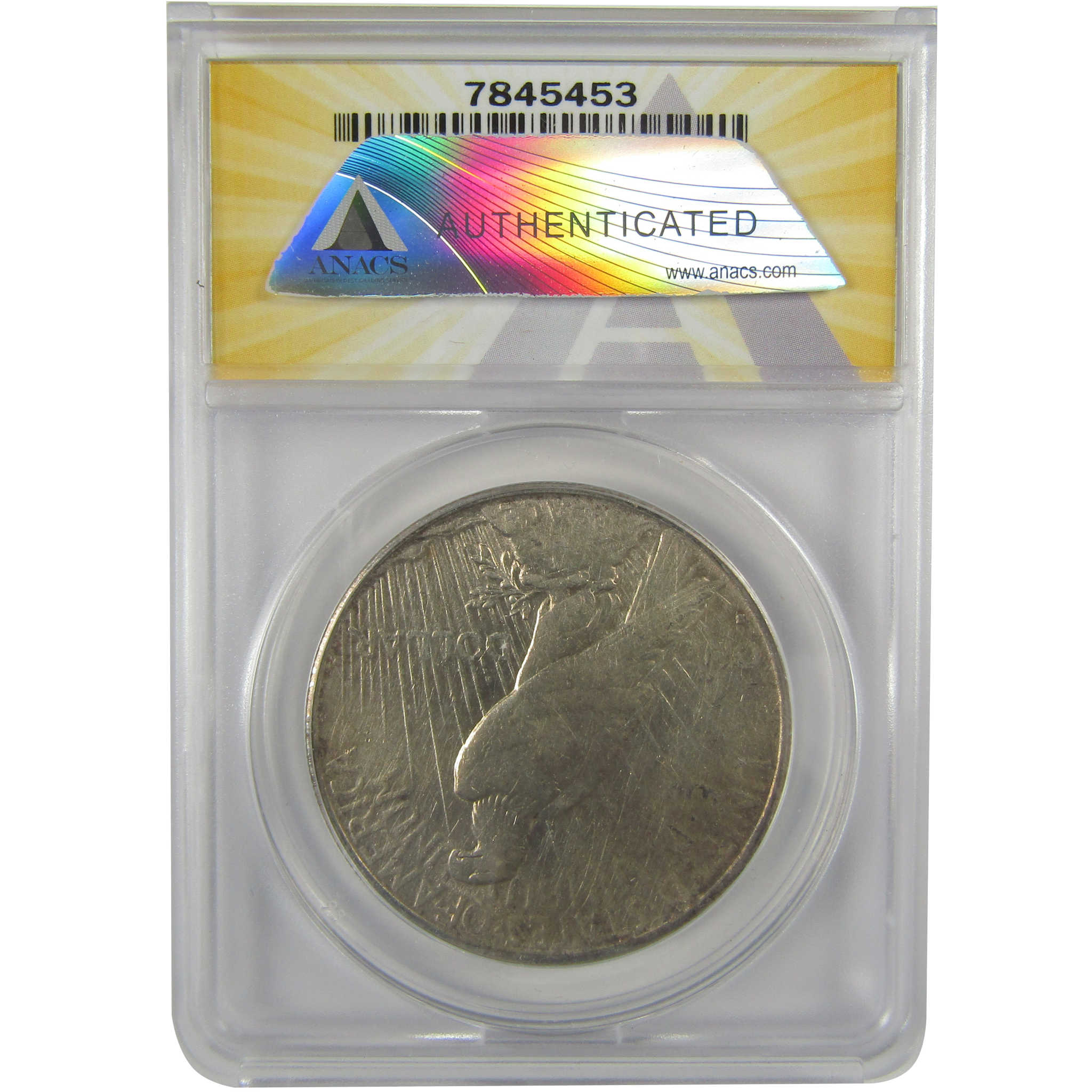 1935 S Peace Dollar EF 45 Details ANACS Silver $1 Coin SKU:I21626