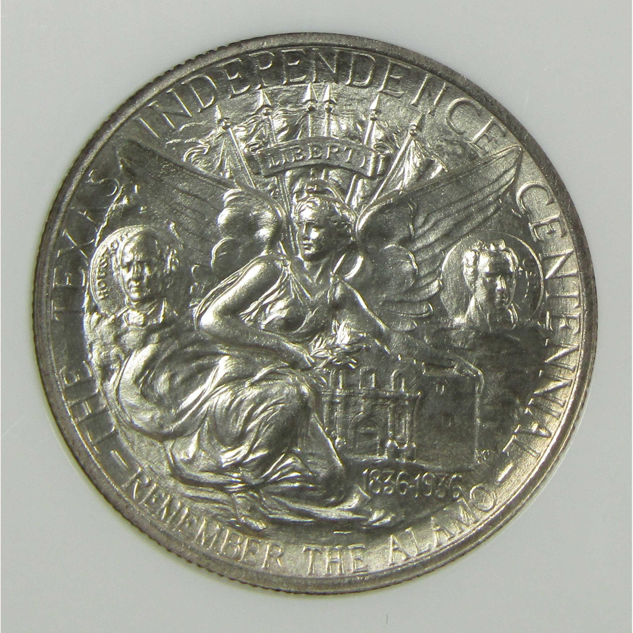 1935 Texas Commemorative Silver Half Dollar MS 66 NGC Uncirculated