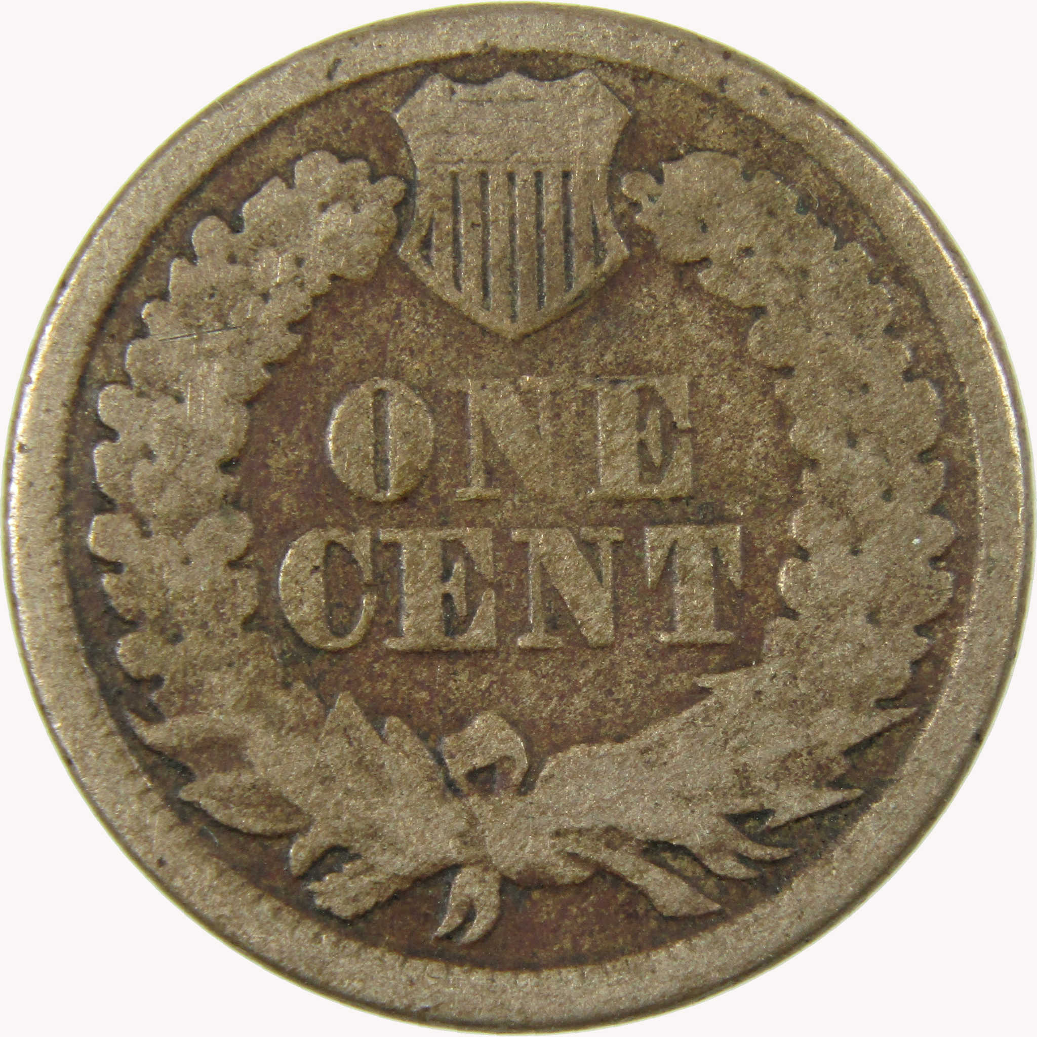 1860 Indian Head Cent G Good Penny 1c Coin SKU:CP1066