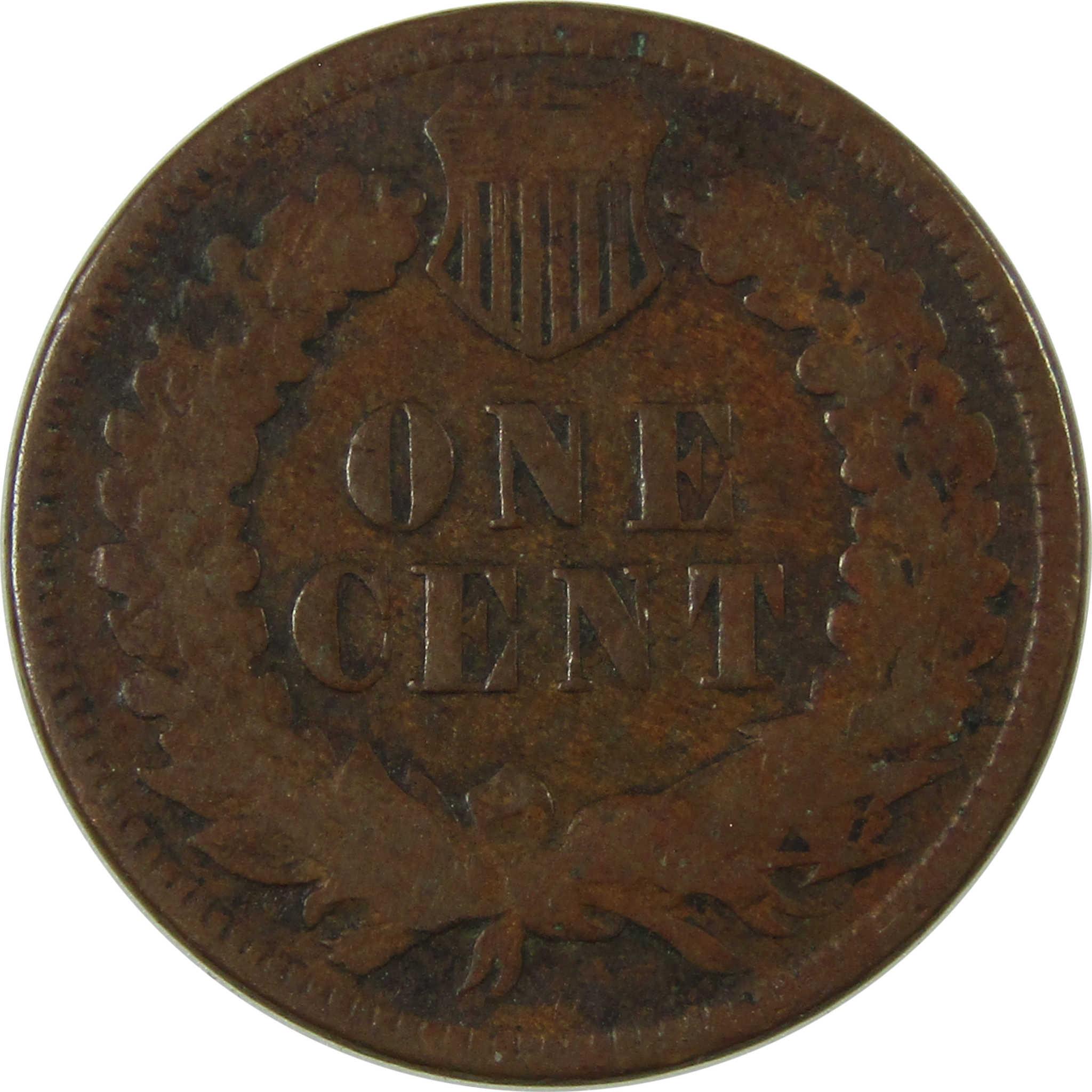 1874 Indian Head Cent G Good Penny 1c Coin Collectible SKU:I26413