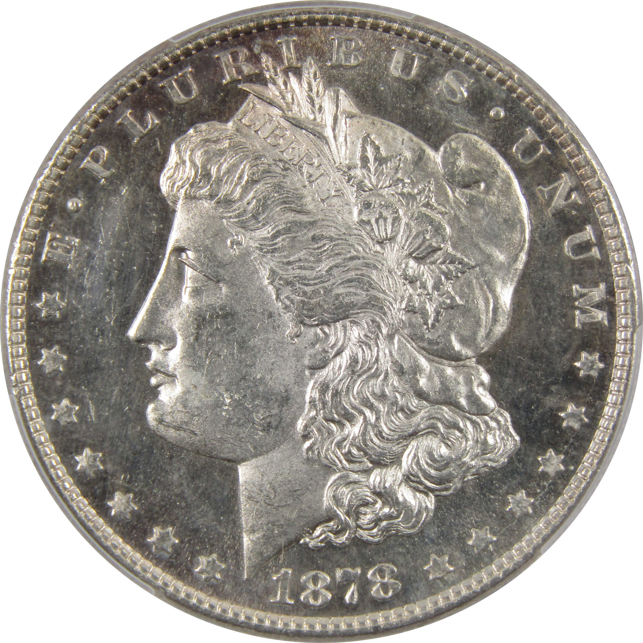 1878 8TF Morgan Dollar MS 63 PCGS Silver Uncirculated Coin SKU:I9431 - Morgan coin - Morgan silver dollar - Morgan silver dollar for sale - Profile Coins &amp; Collectibles