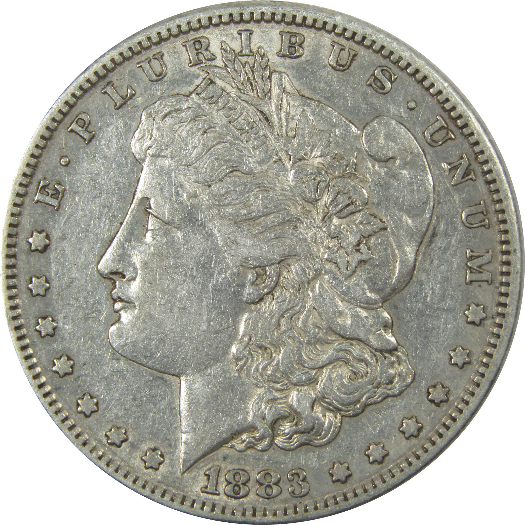 1883 S Morgan Dollar XF EF Extremely Fine Silver $1 Coin SKU:I15477 - Morgan coin - Morgan silver dollar - Morgan silver dollar for sale - Profile Coins &amp; Collectibles