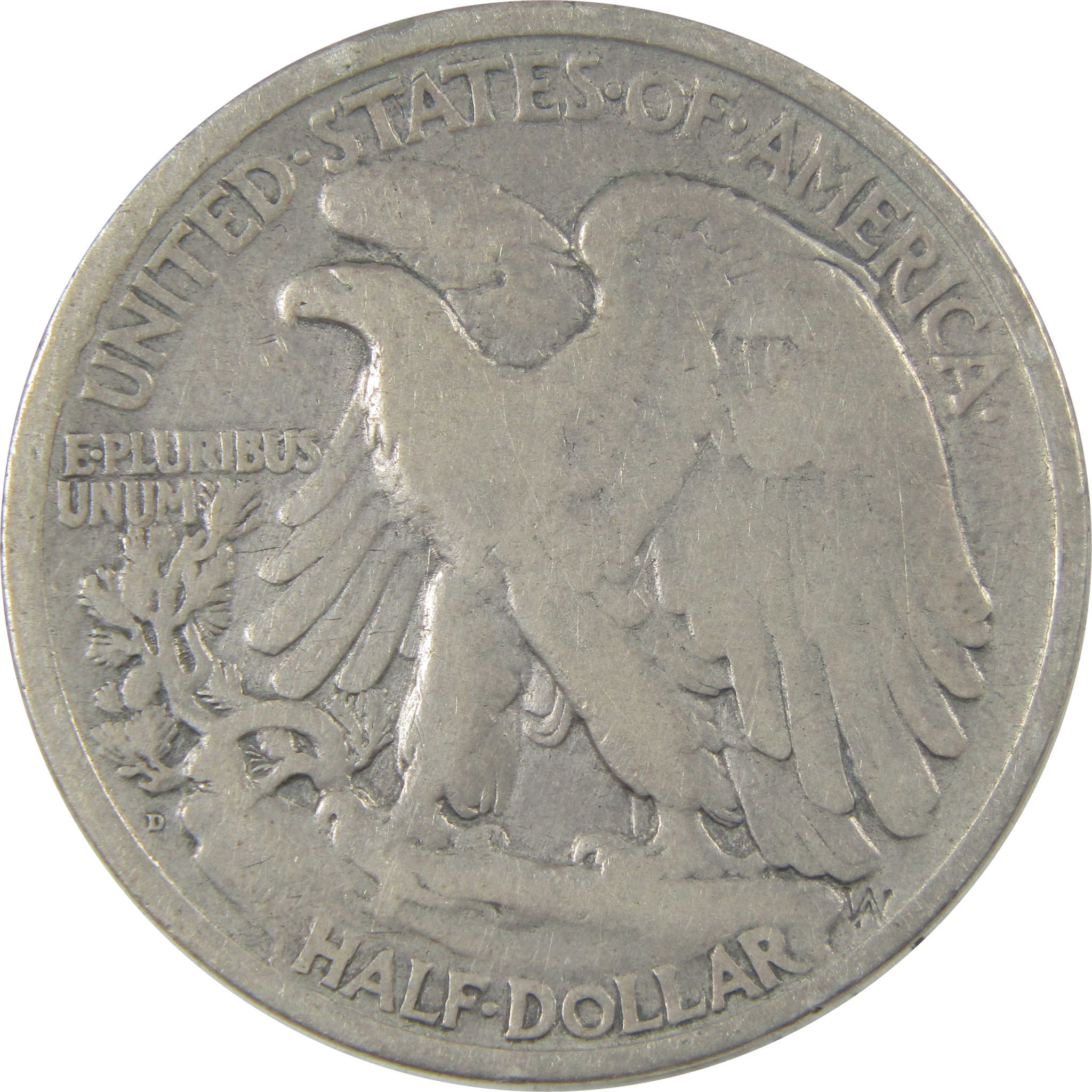1920 D Liberty Walking Silver 50c VG Very Good Details SKU:I24145