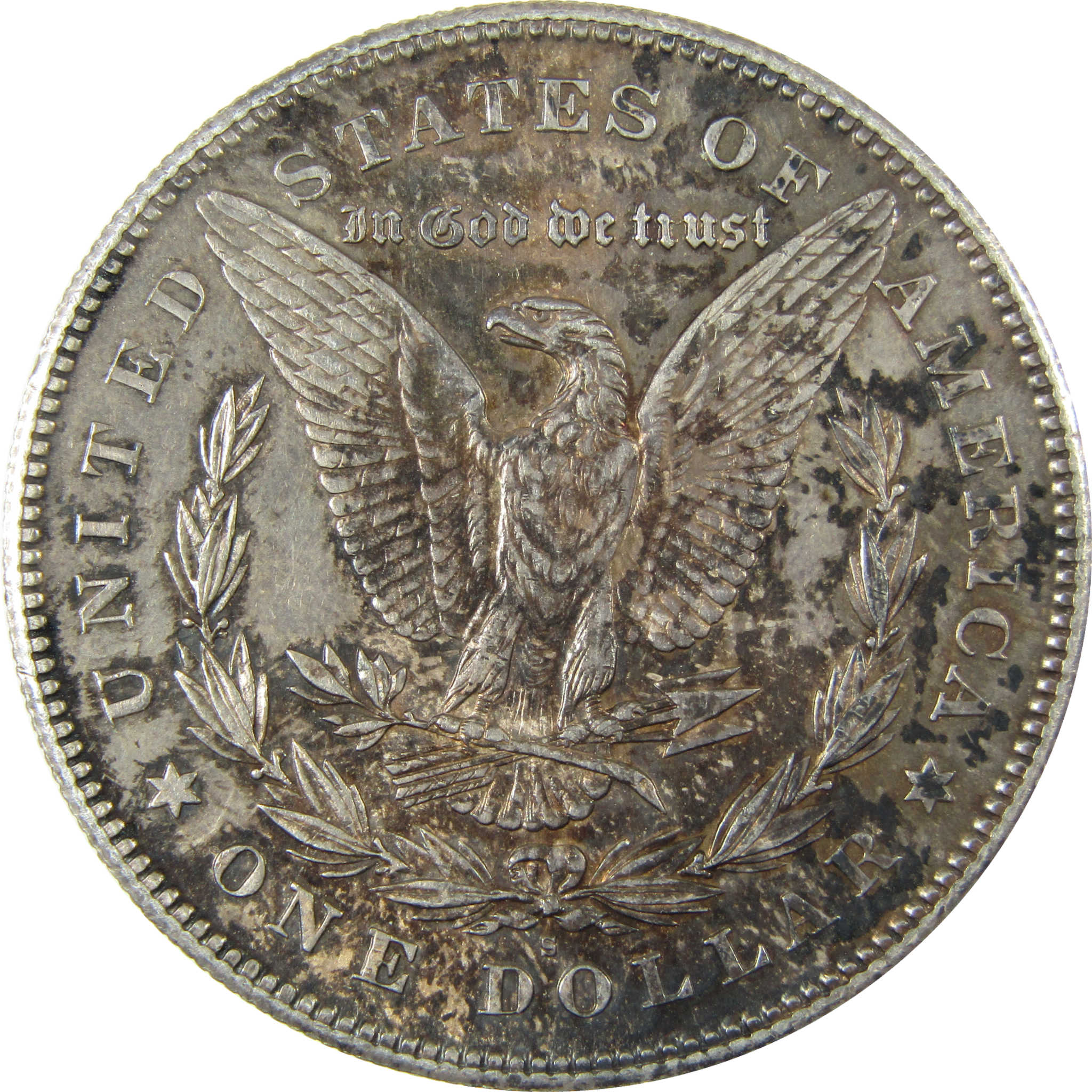 1878 S Morgan Silver Dollar AU About Uncirculated $1 Coin SKU:CP1629