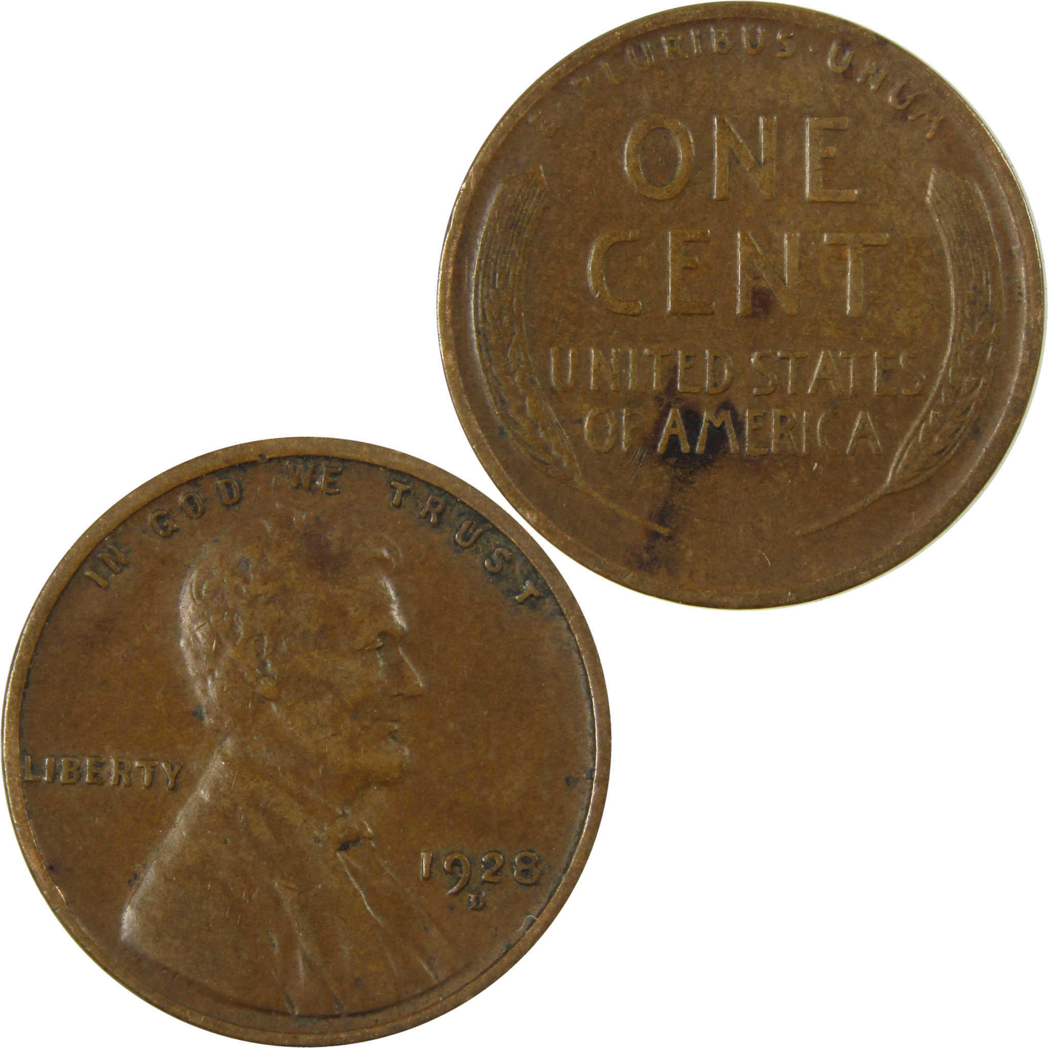 1928 D Lincoln Wheat Cent VF Very Fine Penny 1c Coin SKU:I27583