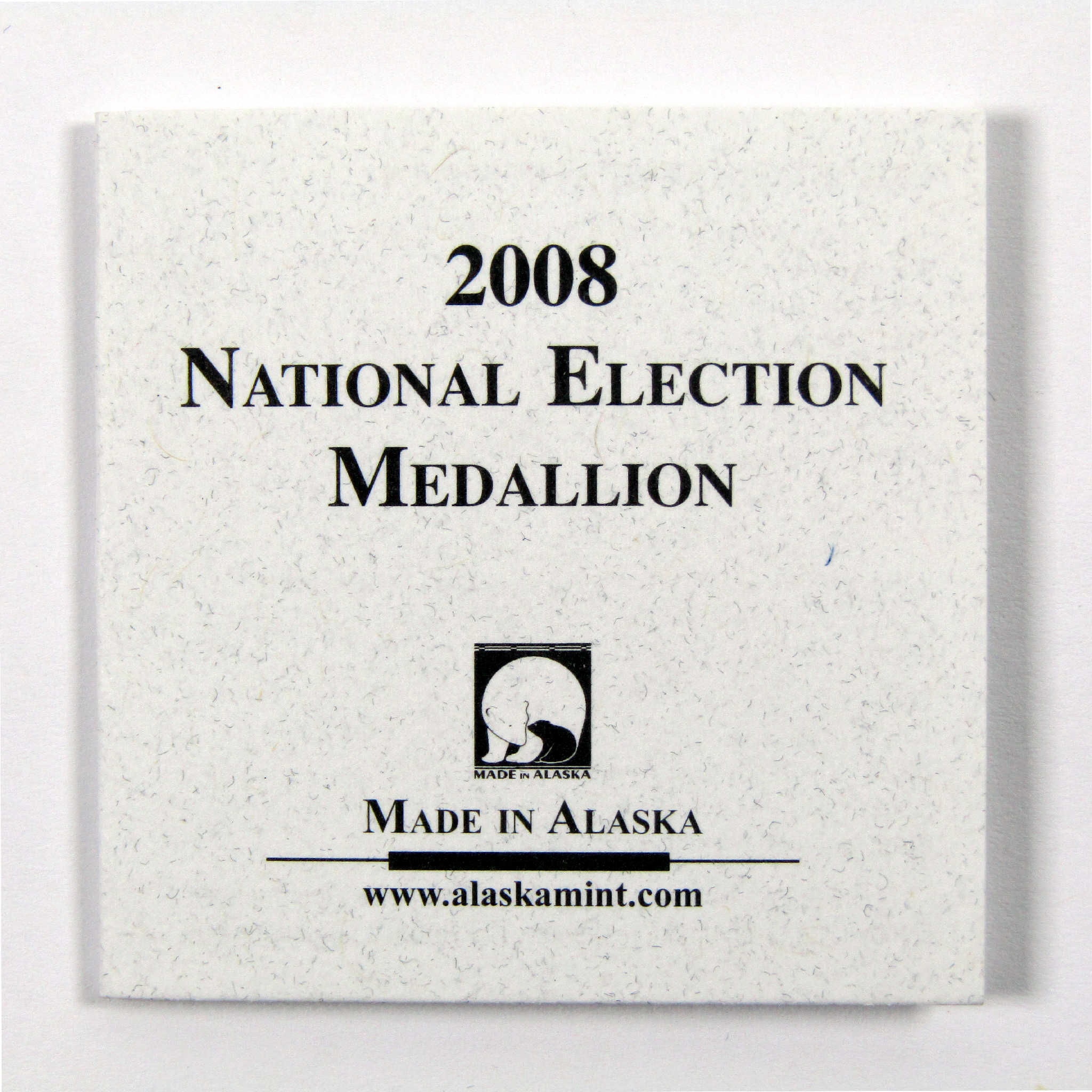 2008 McCain/Palin 1 oz .999 Silver Proof Collectible SKU:CPC5834