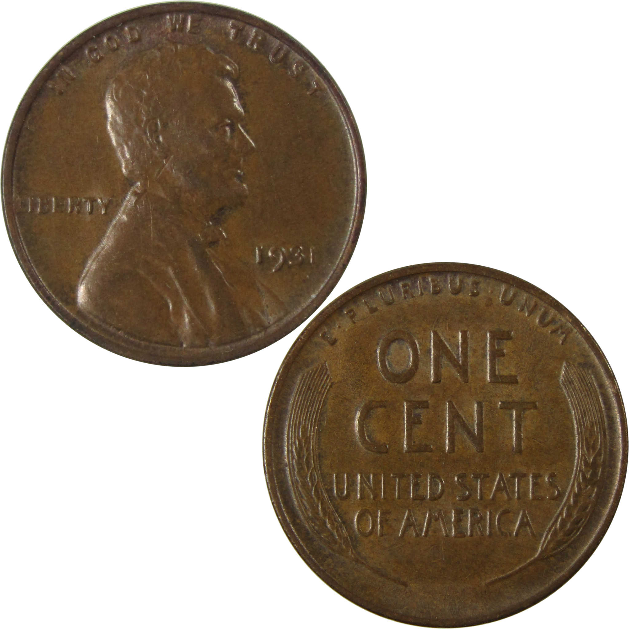 1931 Lincoln Wheat Cent AU About Uncirculated Penny 1c Coin SKU:I26641