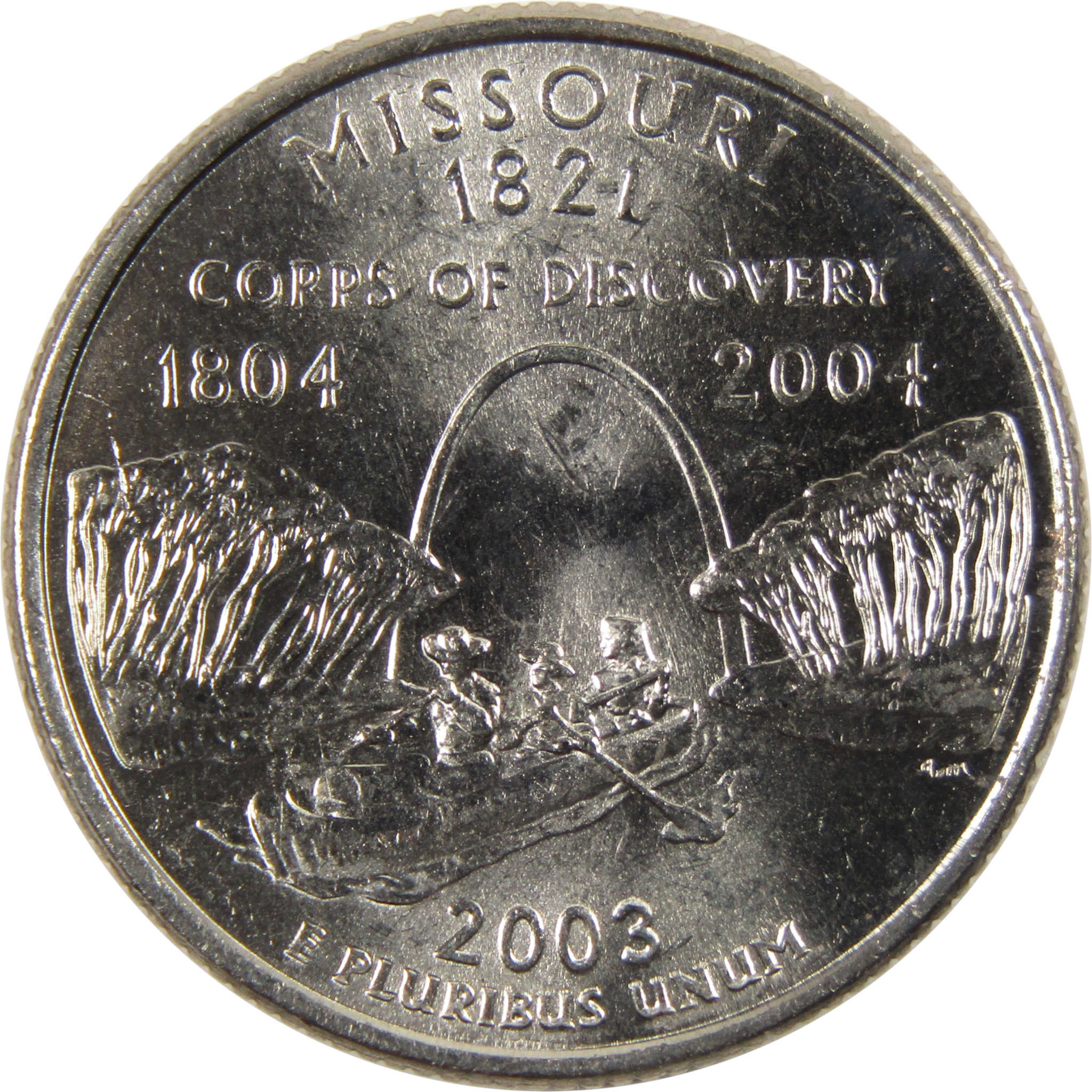 2003 D Missouri State Quarter BU Uncirculated Clad 25c Coin