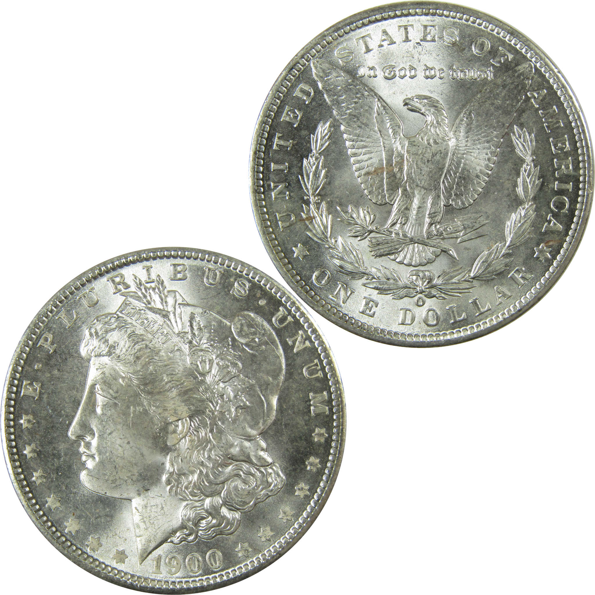 1900 O Morgan Silver Dollar Uncirculated Mint State $1 Coin SKU:I27735