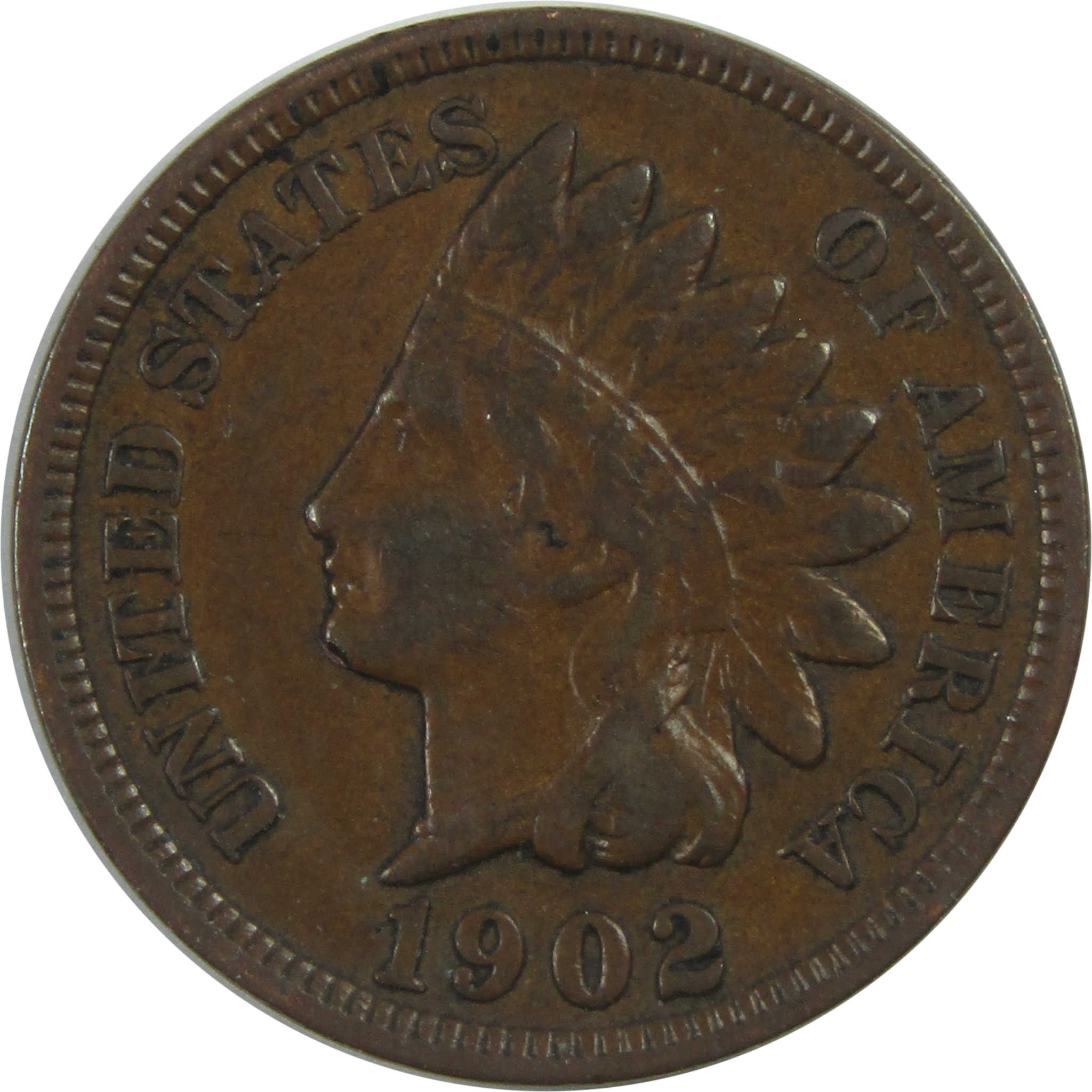 1902 Indian Head Cent VF Very Fine Penny 1c Coin SKU:I15515