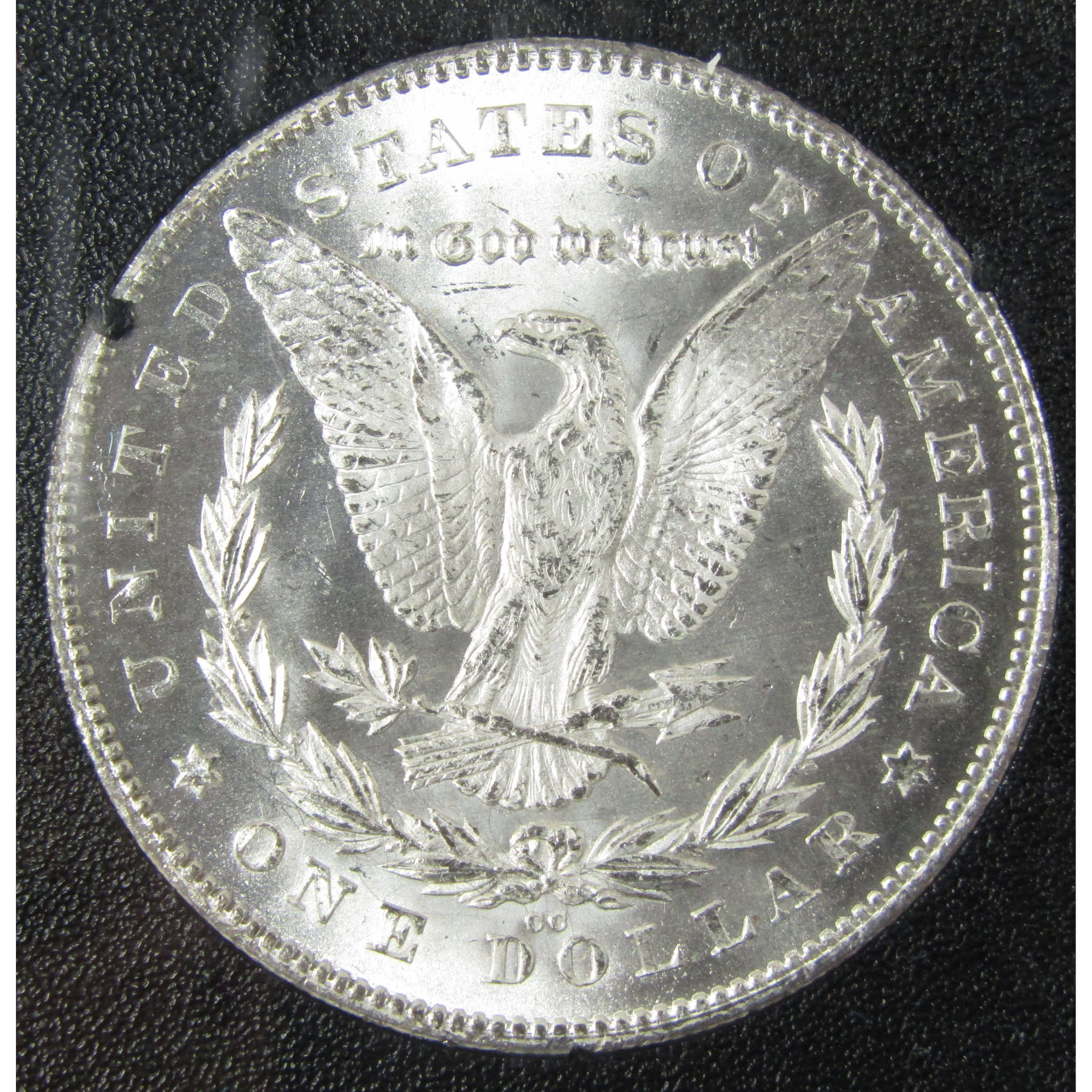 1880 CC GSA Morgan Silver Dollar MS 63 NGC $1 Coin OGP SKU:CP1604