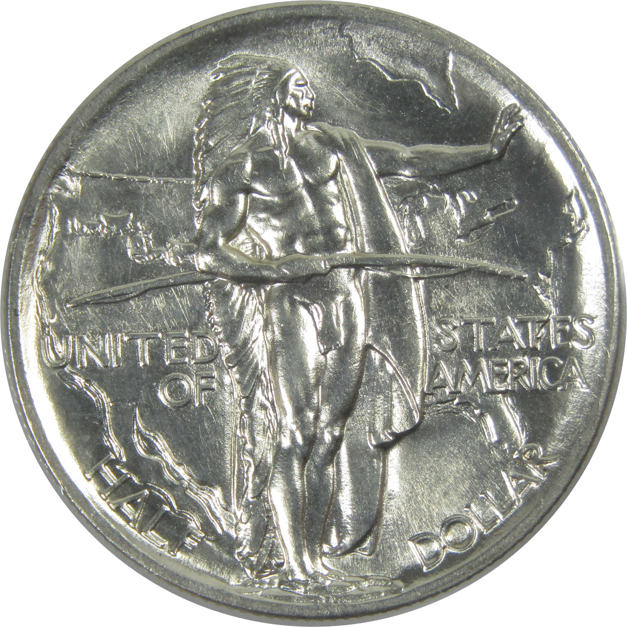 Oregon Trail Commemorative Half Dollar 1936 AU About Uncirculated