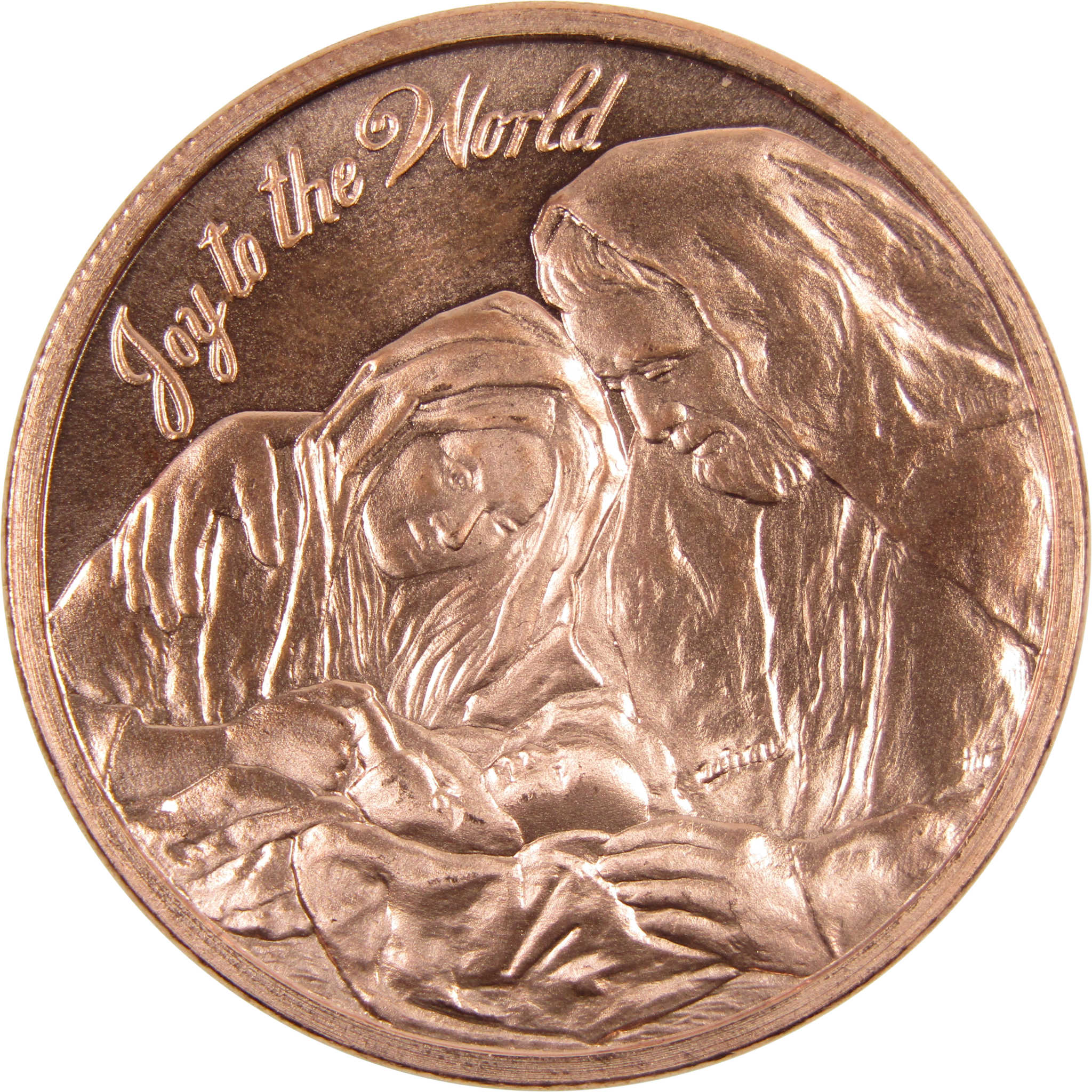 Joy to the World 1 oz .999 Copper Round Holiday Collectible 2020