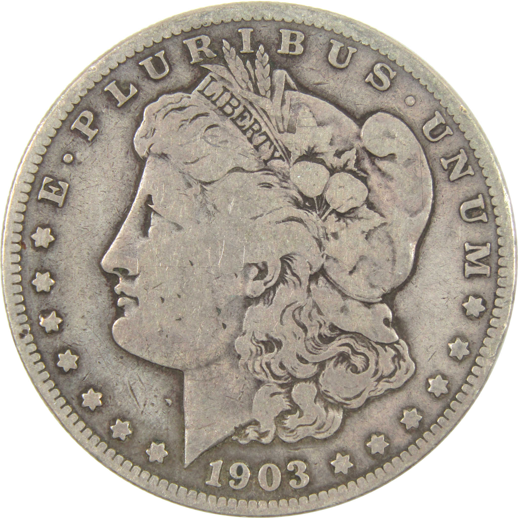 1903 S Morgan Dollar VG Very Good Silver $1 Coin SKU:I14924 - Morgan coin - Morgan silver dollar - Morgan silver dollar for sale - Profile Coins &amp; Collectibles