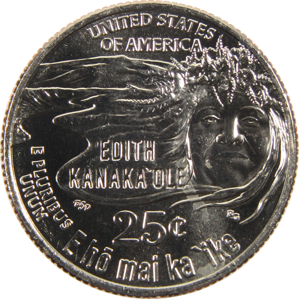 2023 P Edith Kanaka'ole American Women Quarter Uncirculated Clad Coin