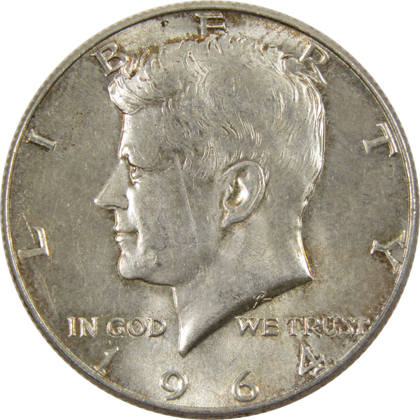 1964 Kennedy Half Dollar AG About Good 90% Silver 50c Coin
