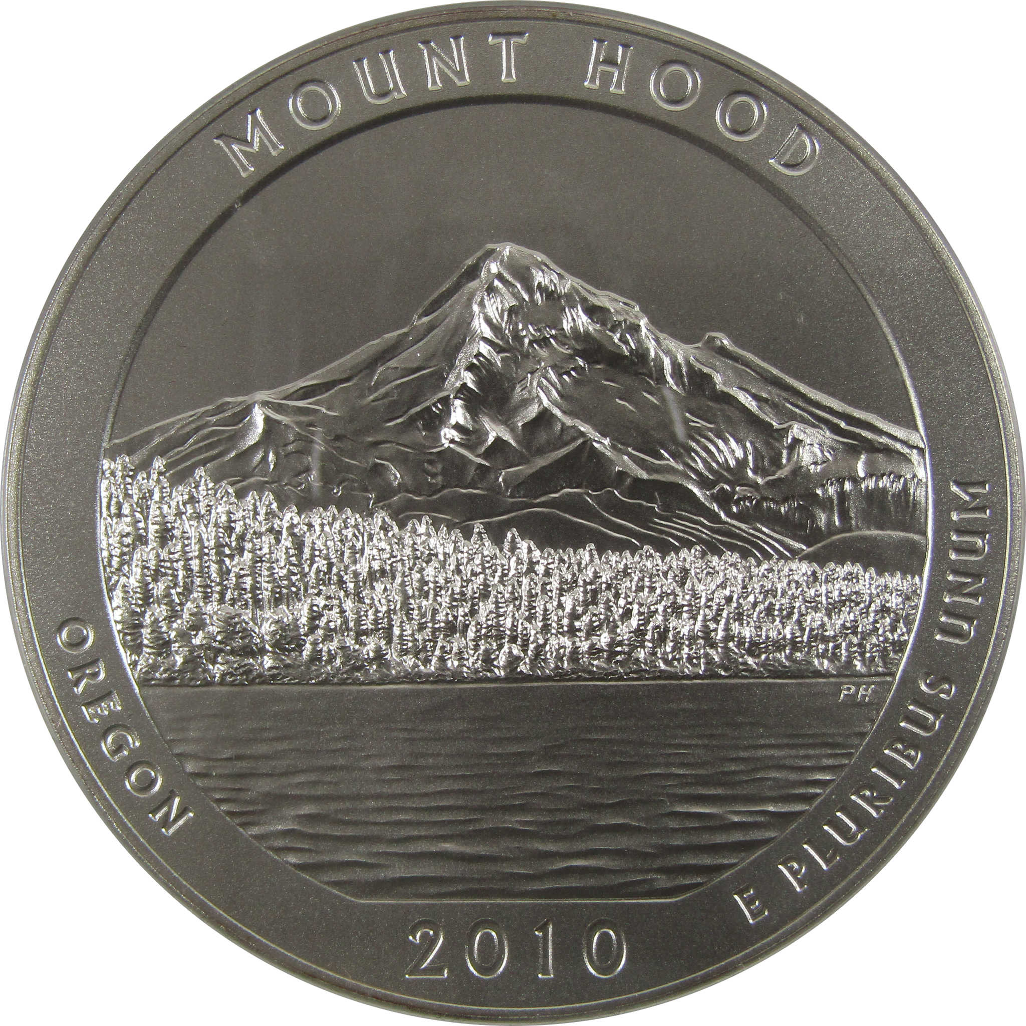2010 P Mount Hood National Park 5 oz Silver OGP COA SKU:CPC2563