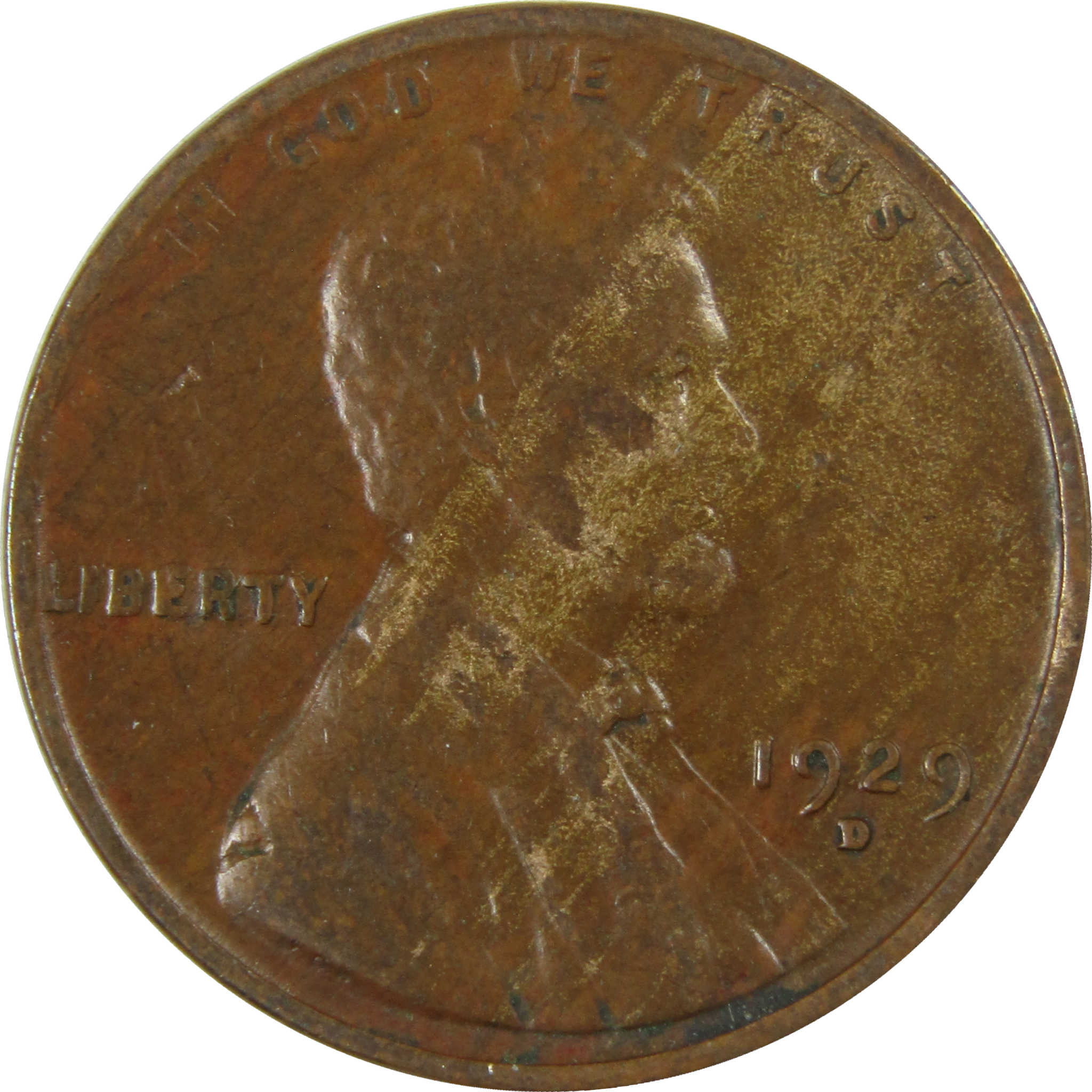 1929 D Lincoln Wheat Cent VG Very Good Penny 1c Coin SKU:I27203