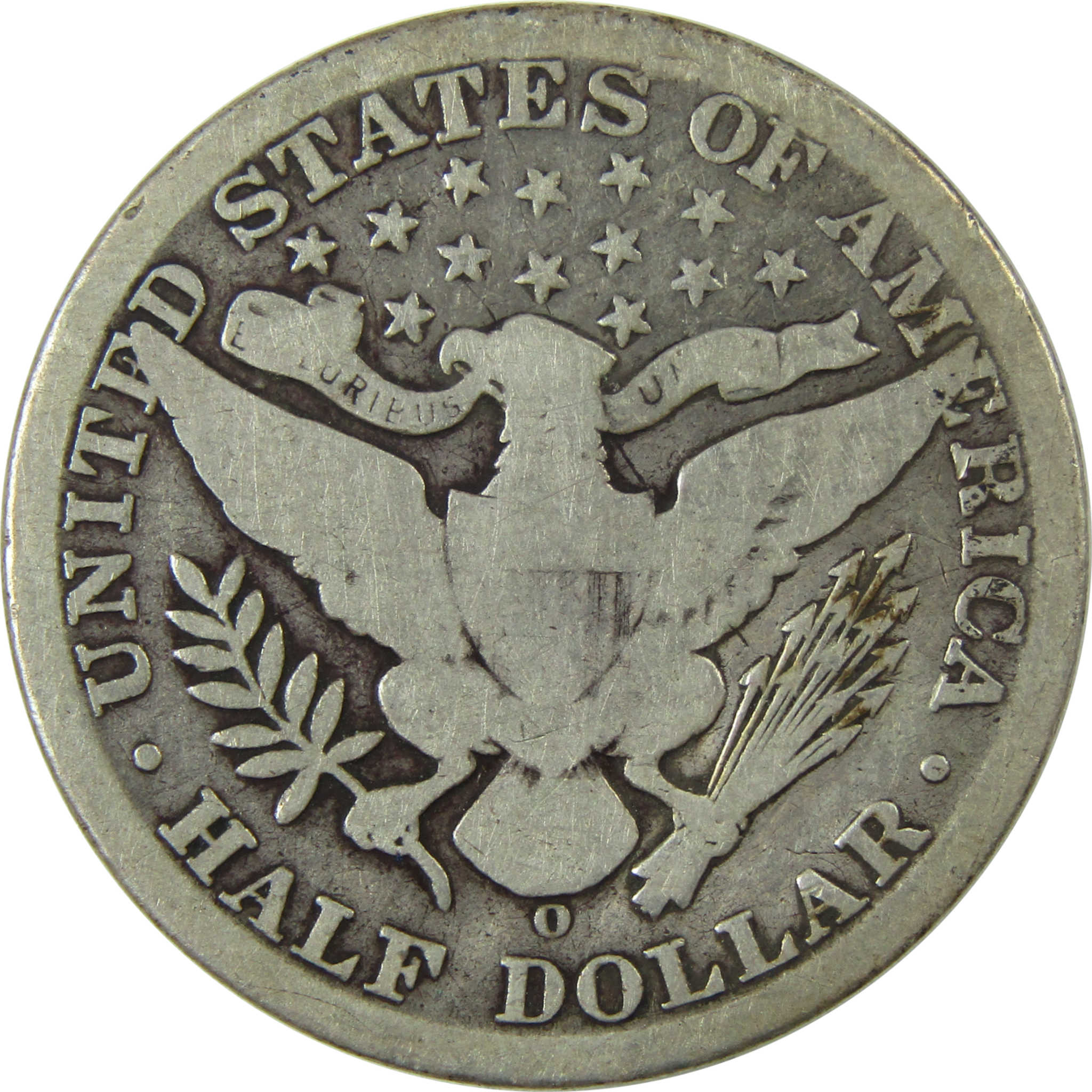 1902 O Barber Silver Half Dollar AG About Good 50c Coin SKU:I25950