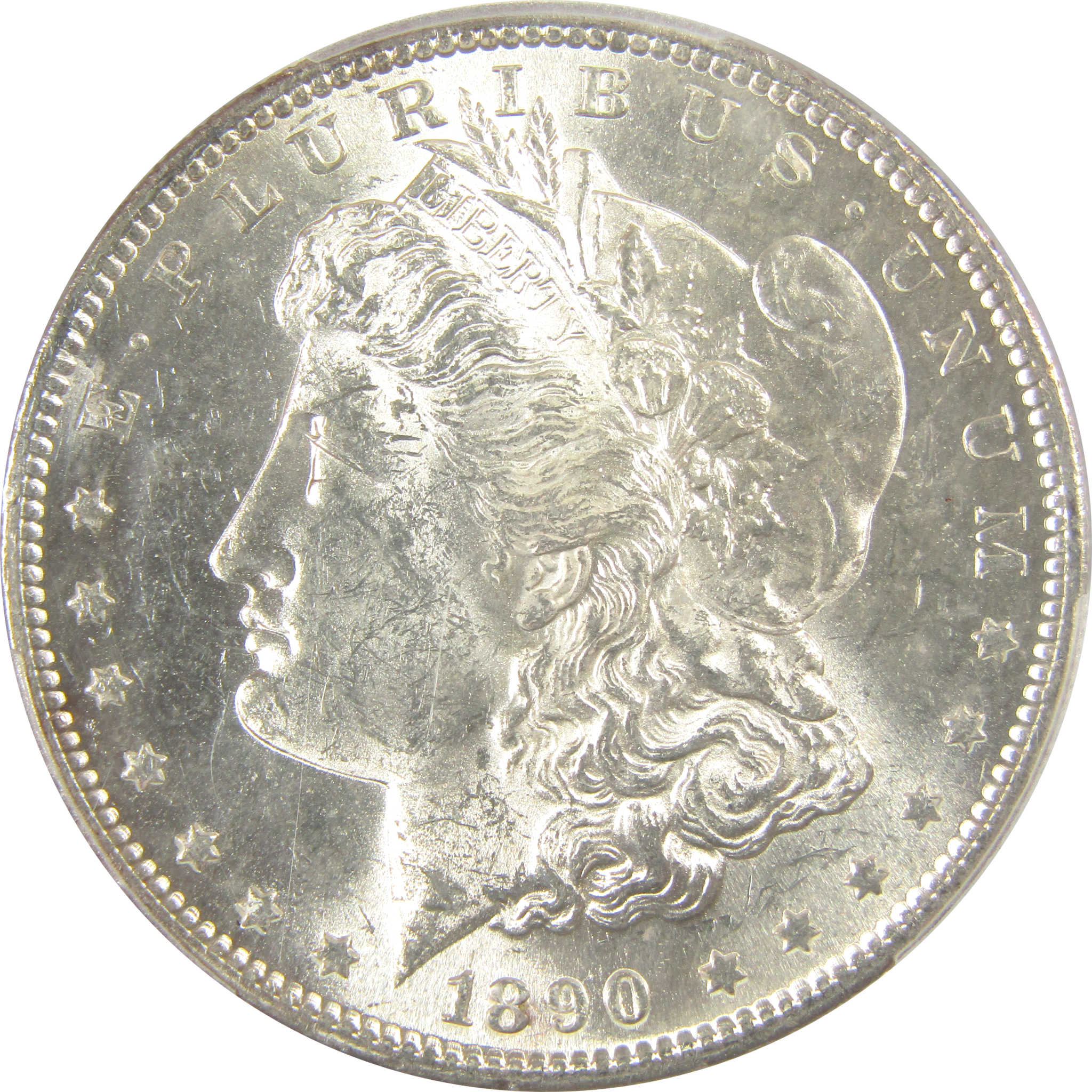 1890 S Morgan Dollar MS 62 PCGS Silver Uncirculated $1 Coin SKU:I21059 - Morgan coin - Morgan silver dollar - Morgan silver dollar for sale - Profile Coins &amp; Collectibles