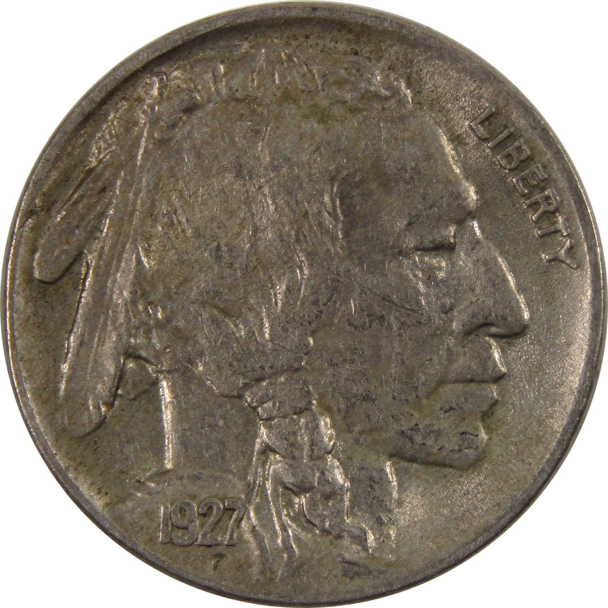 1927 Indian Head Buffalo Nickel AU About Uncirculated 5c SKU:I8395