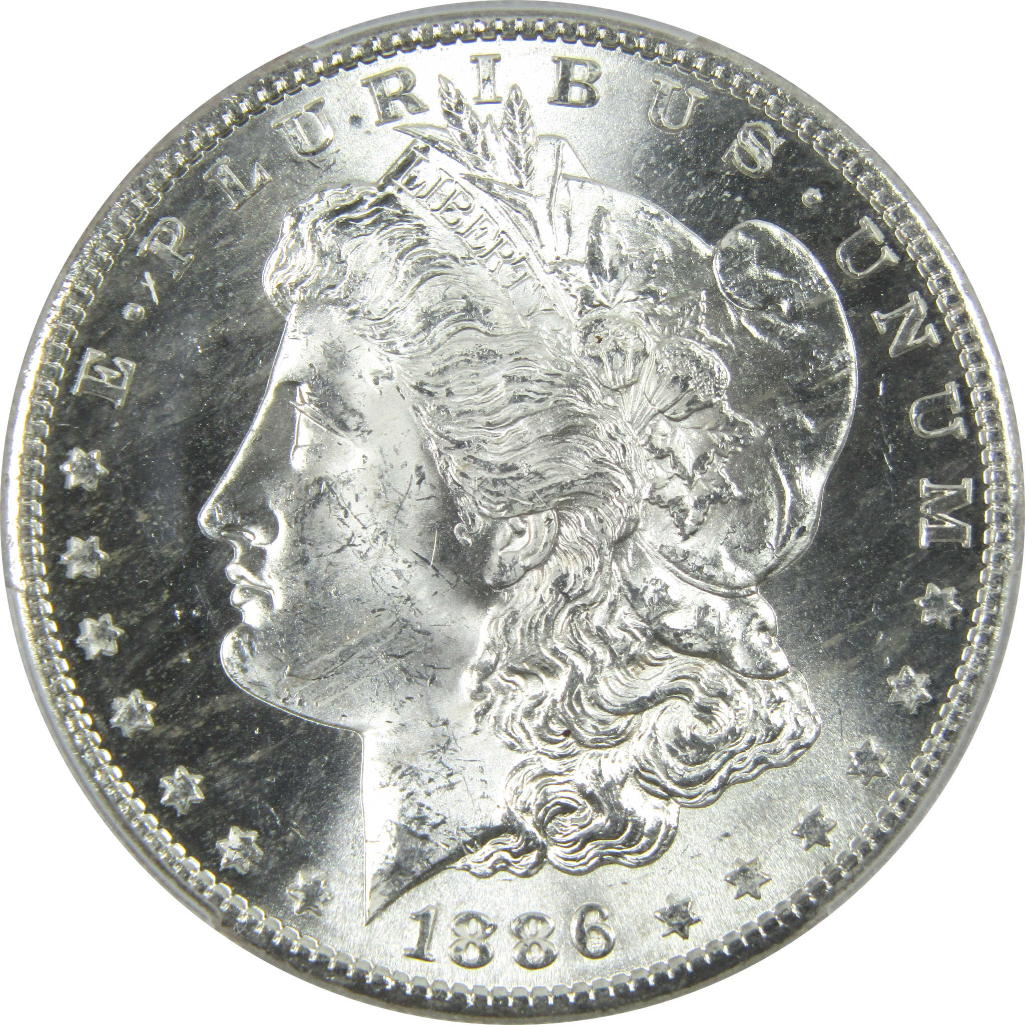 1886 S Morgan Dollar MS 64 PCGS Silver $1 Uncirculated Coin SKU:I14847 - Morgan coin - Morgan silver dollar - Morgan silver dollar for sale - Profile Coins &amp; Collectibles