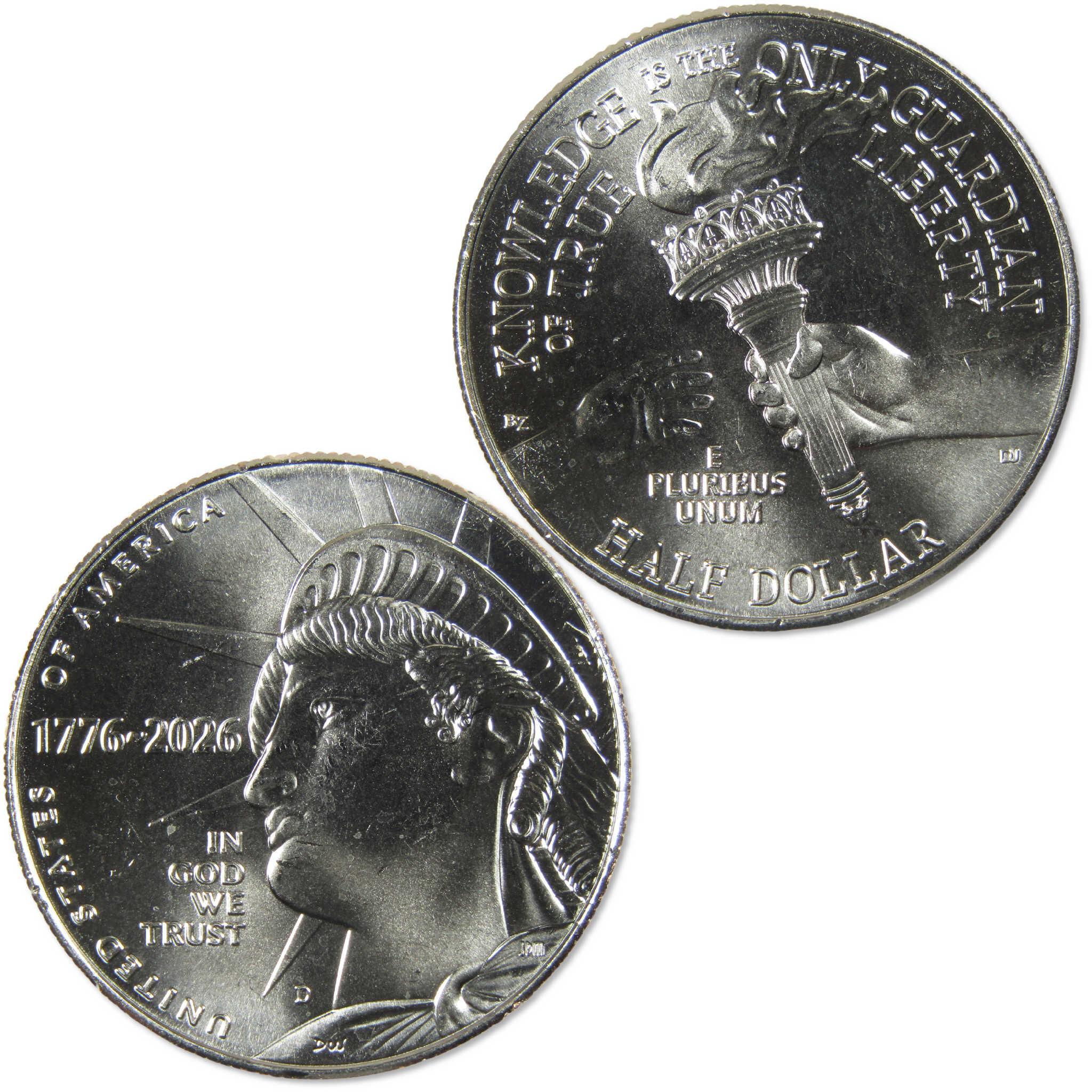 2026 D Enduring Liberty Semiquincentennial Half Dollar Uncirculated