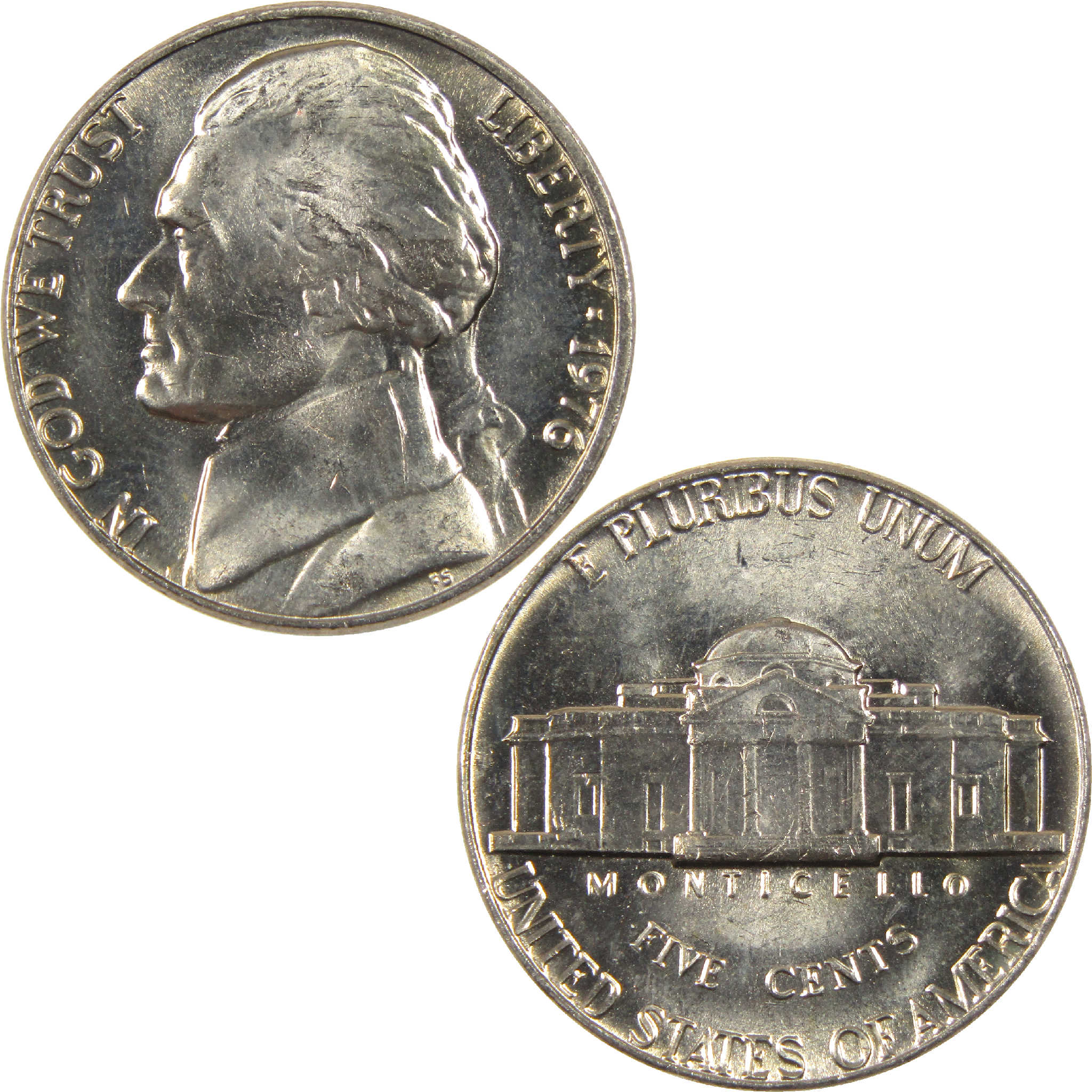 1976 Jefferson Nickel BU Uncirculated 5c Coin