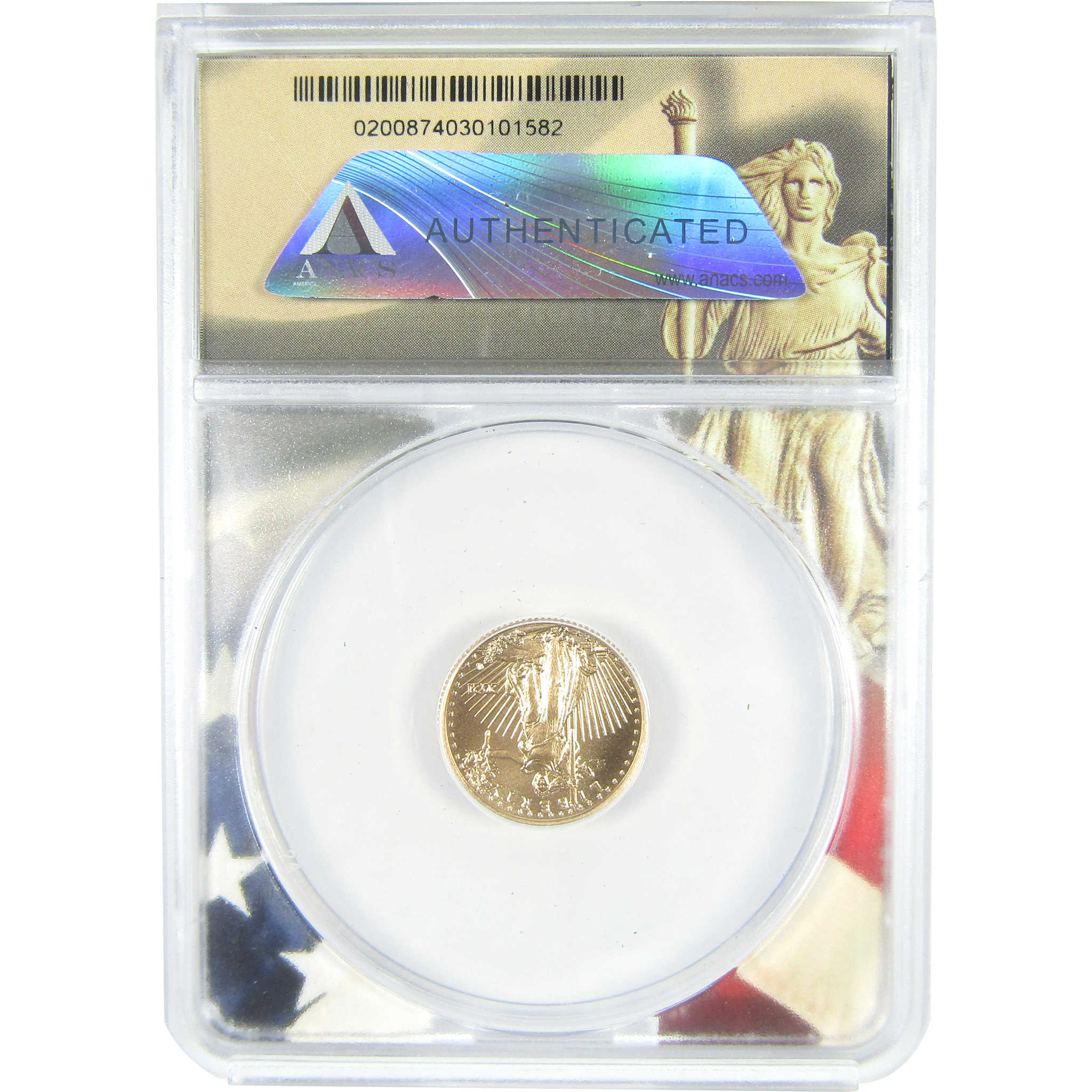 2021 Type 2 1/10 oz American Gold Eagle MS 70 ANACS SKU:CPC9638