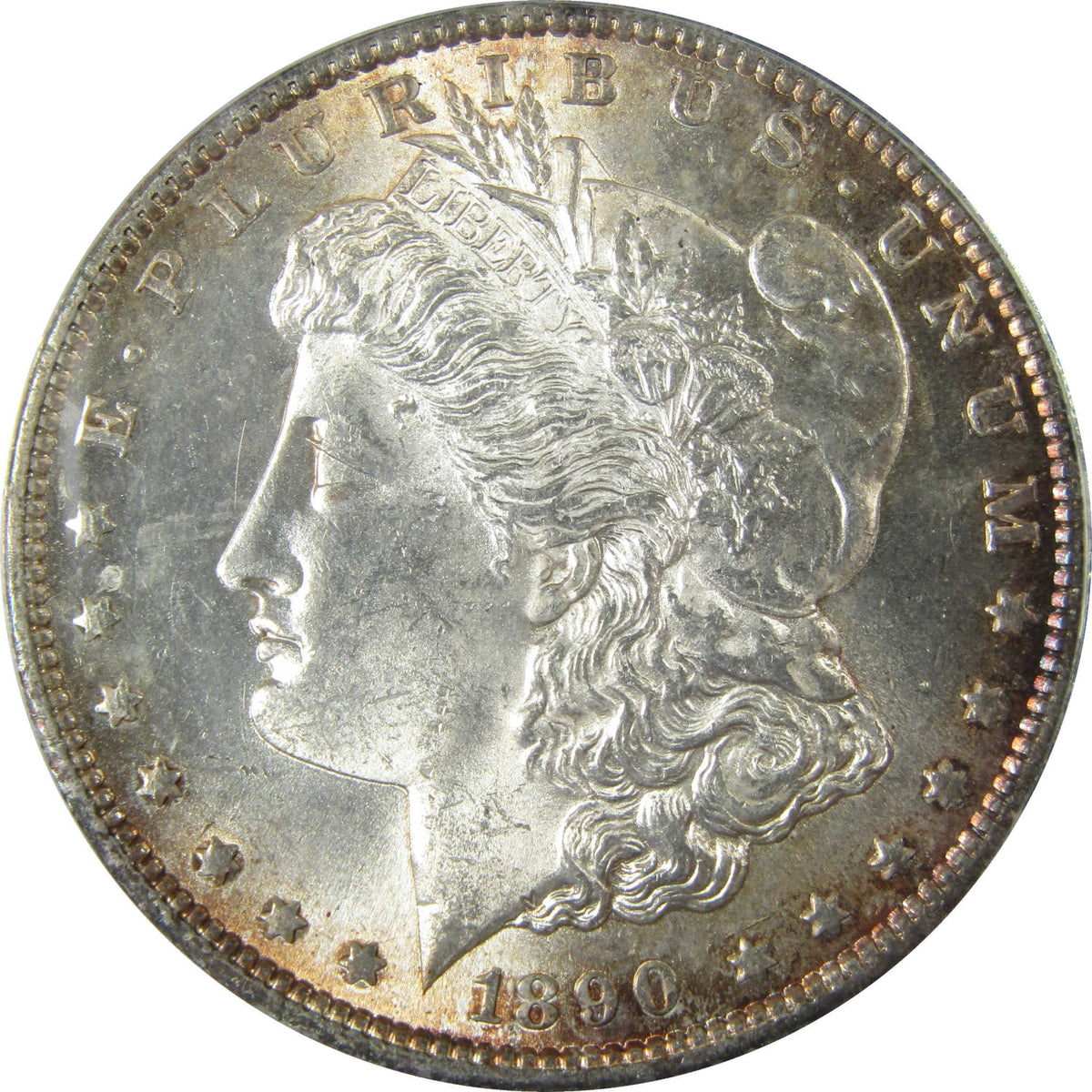 1890 S Morgan Silver Dollar MS 62 ANACS Uncirculated SKU:I27954 - Morgan coin - Morgan silver dollar - Morgan silver dollar for sale - Profile Coins &amp; Collectibles