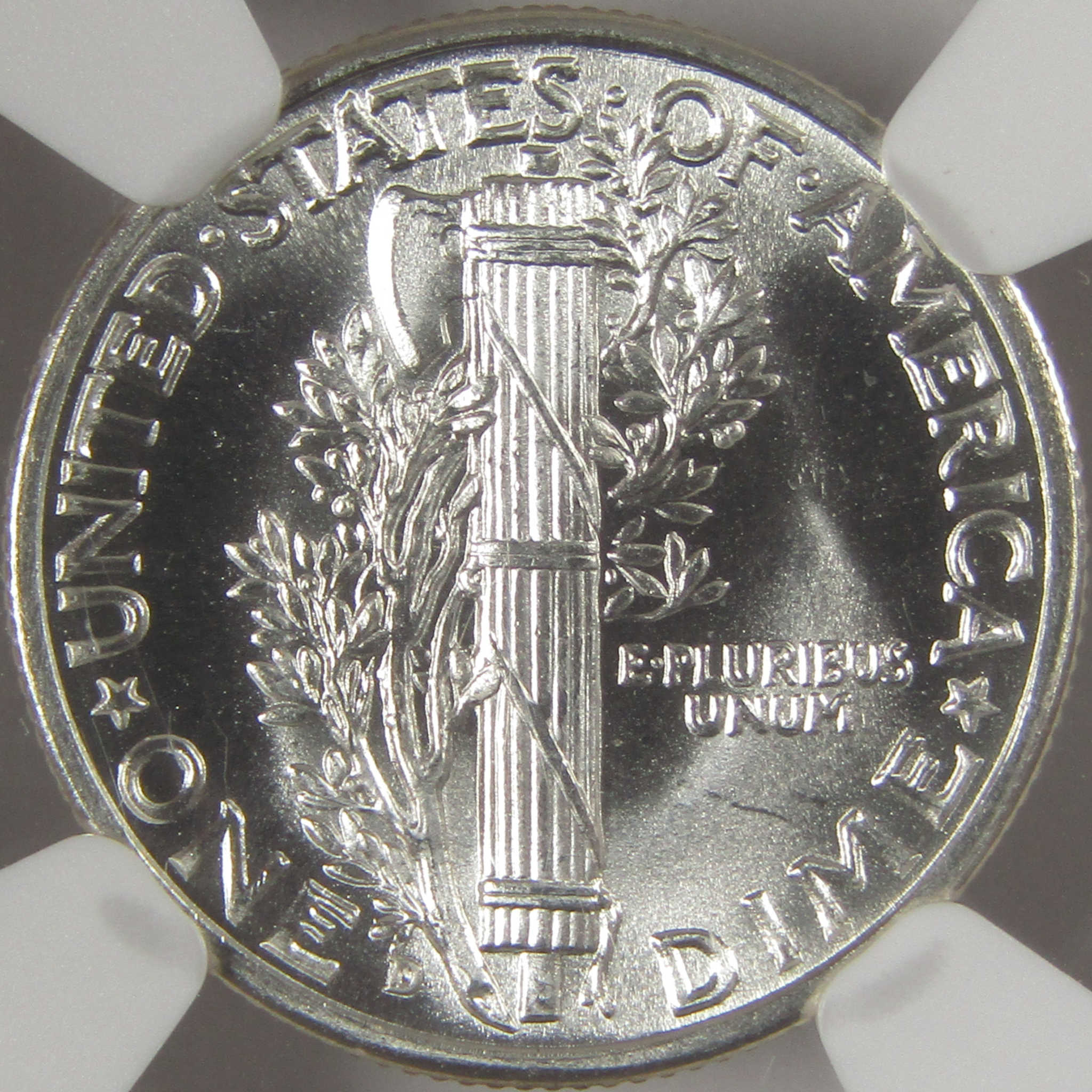 1943 D Mercury Dime MS 67 FB NGC Silver Uncirculated SKU:I21209