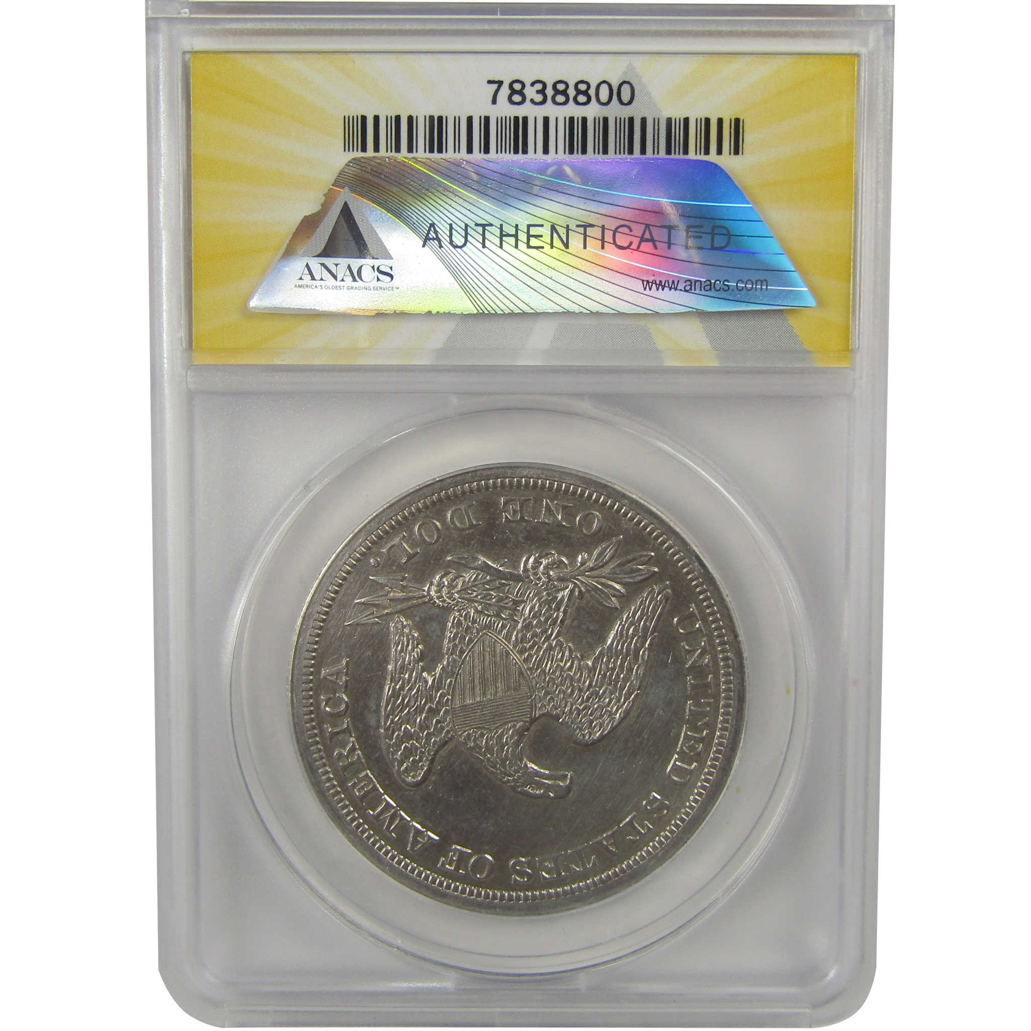 1847 Seated Liberty Dollar AU 55 Details ANACS Silver SKU:I22347